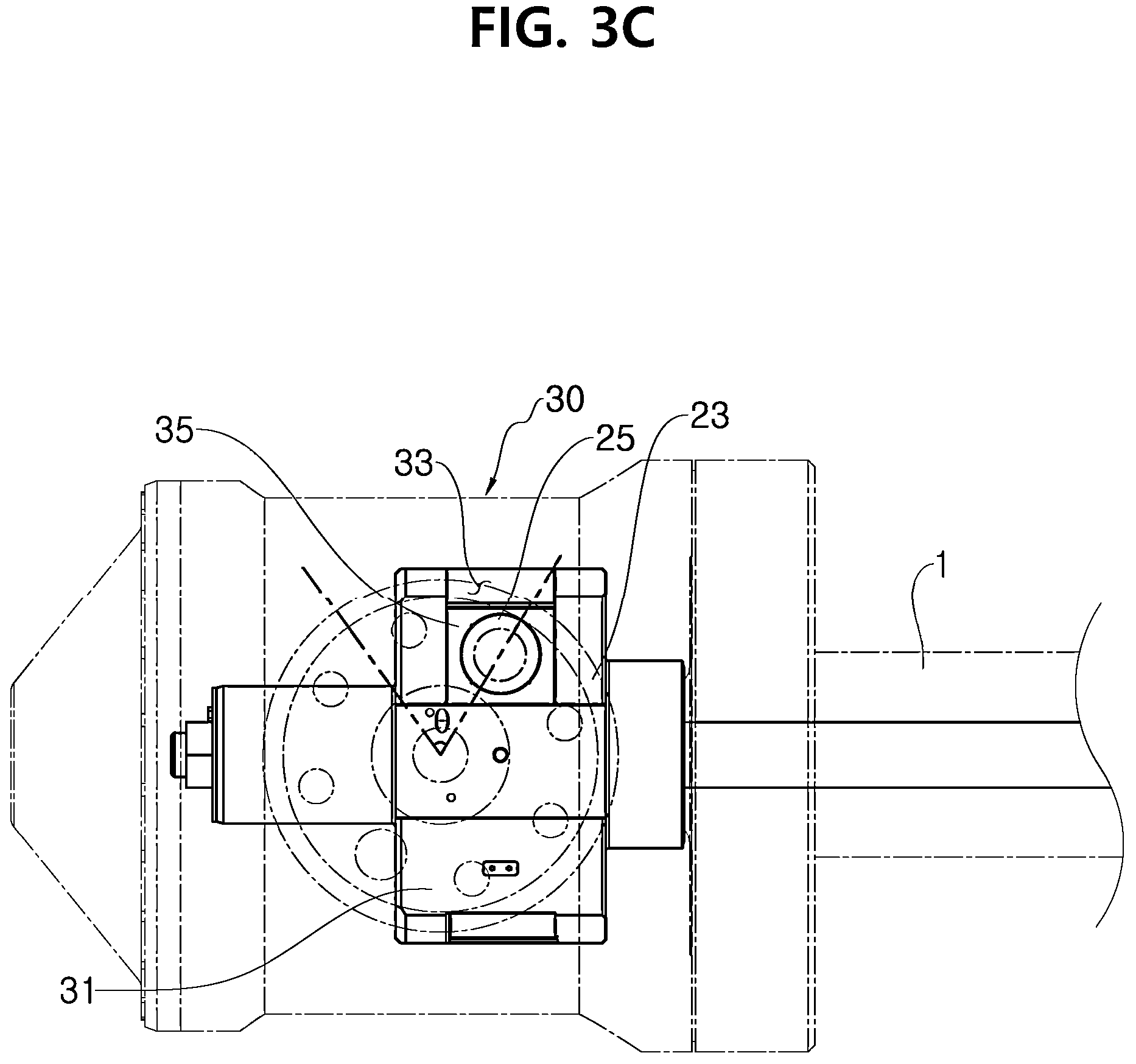 Patent US12157550 Figure 5 – Variable-pitch propeller having optimal hub-to-tip diameter ratio