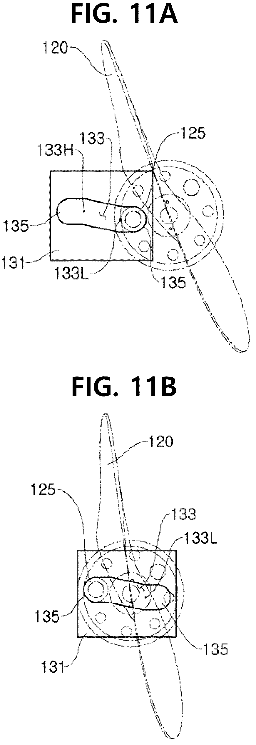 Patent US12157550 Figure 15 – Variable-pitch propeller having optimal hub-to-tip diameter ratio
