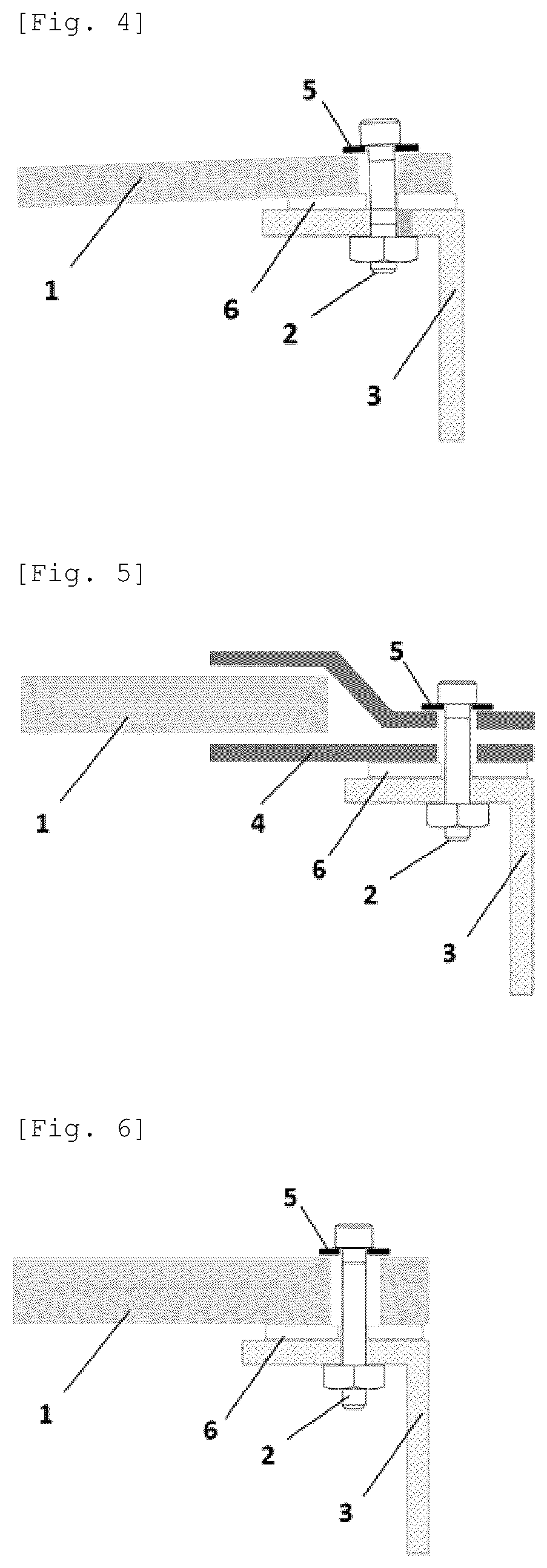 Patent US12157554 Figure 2 – Glazing mounted on a structure by fixing points of which at least one is free of play with respect to the glazing or to a pinching frame thereof