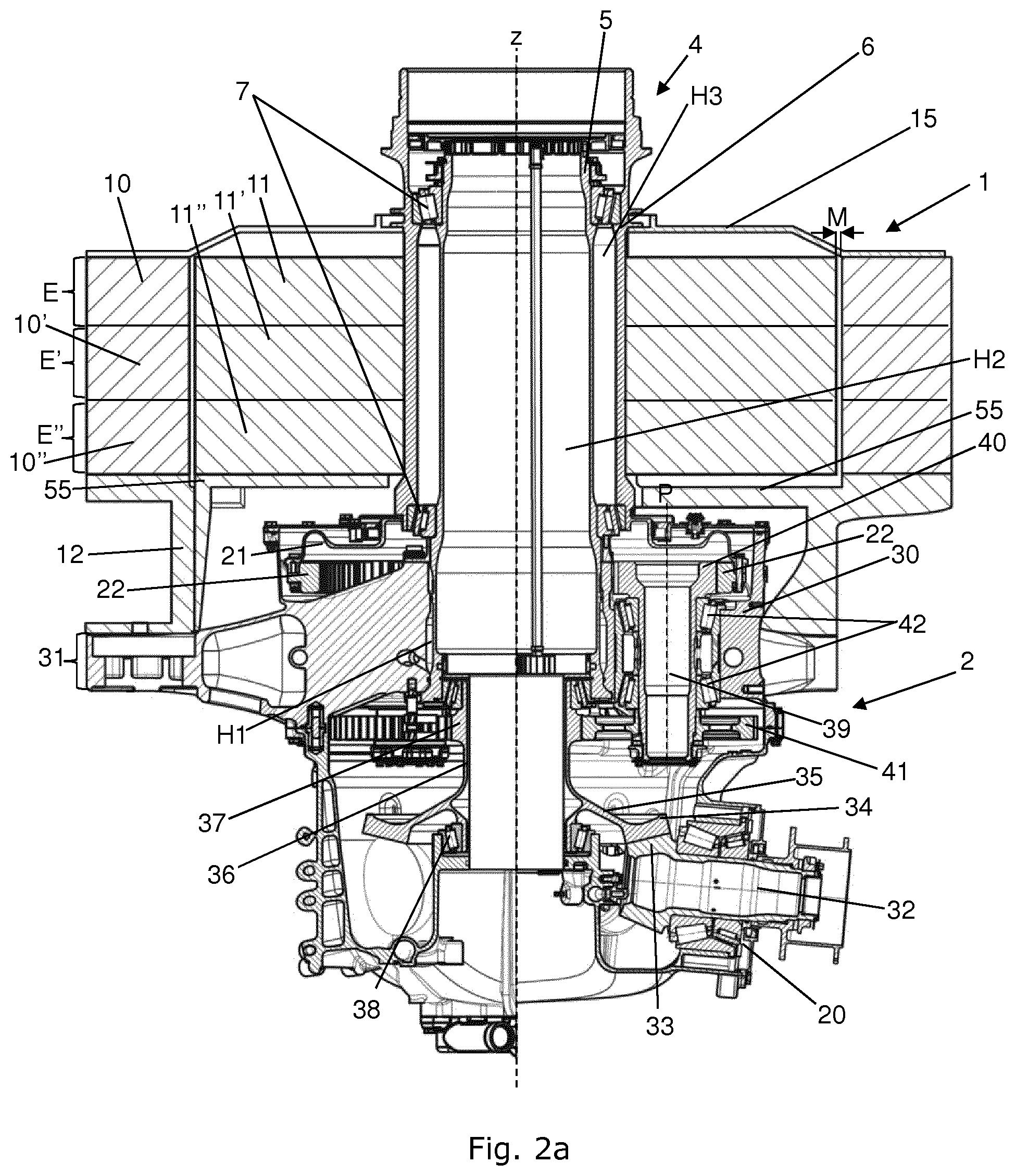 Patent US12157561 Figure 3 – Rotorcraft having an electric drive for driving a main and/or tail rotor of the rotorcraft