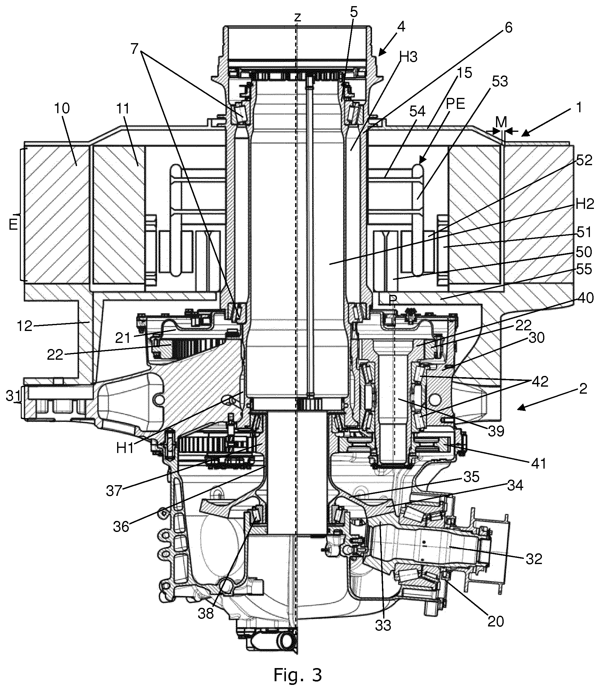 Patent US12157561 Figure 4 – Rotorcraft having an electric drive for driving a main and/or tail rotor of the rotorcraft