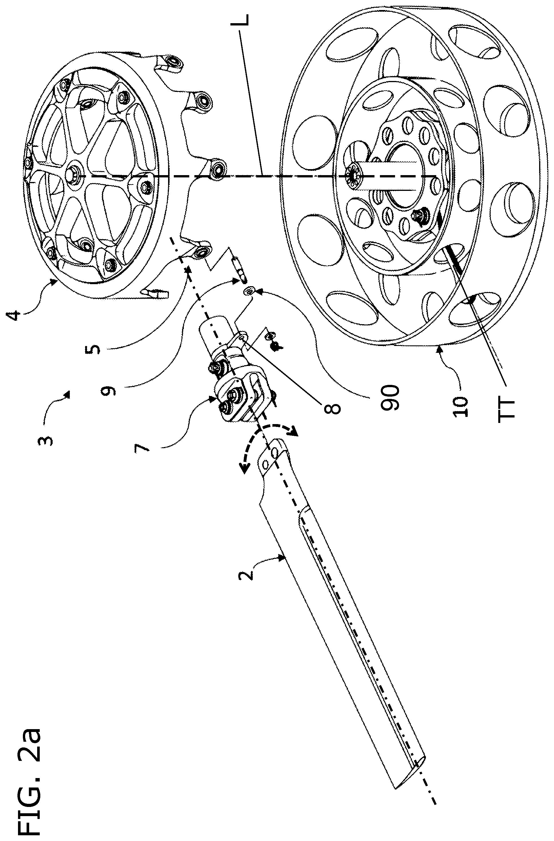 Patent US12157563 Figure 2 – Connection between a pitch control unit arm and a pitch horn