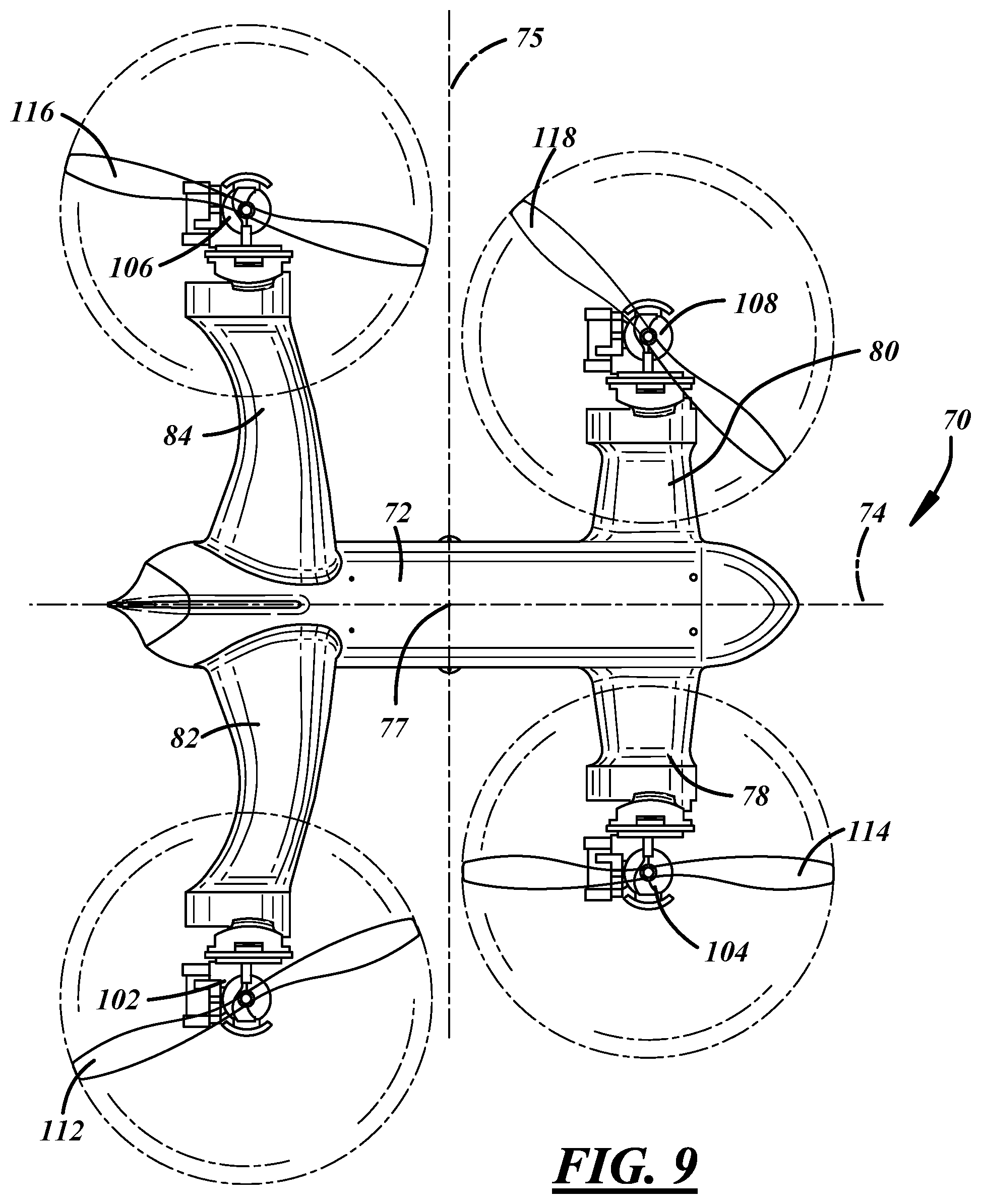 Patent US12157564 Figure 6 – Aeronautical apparatus