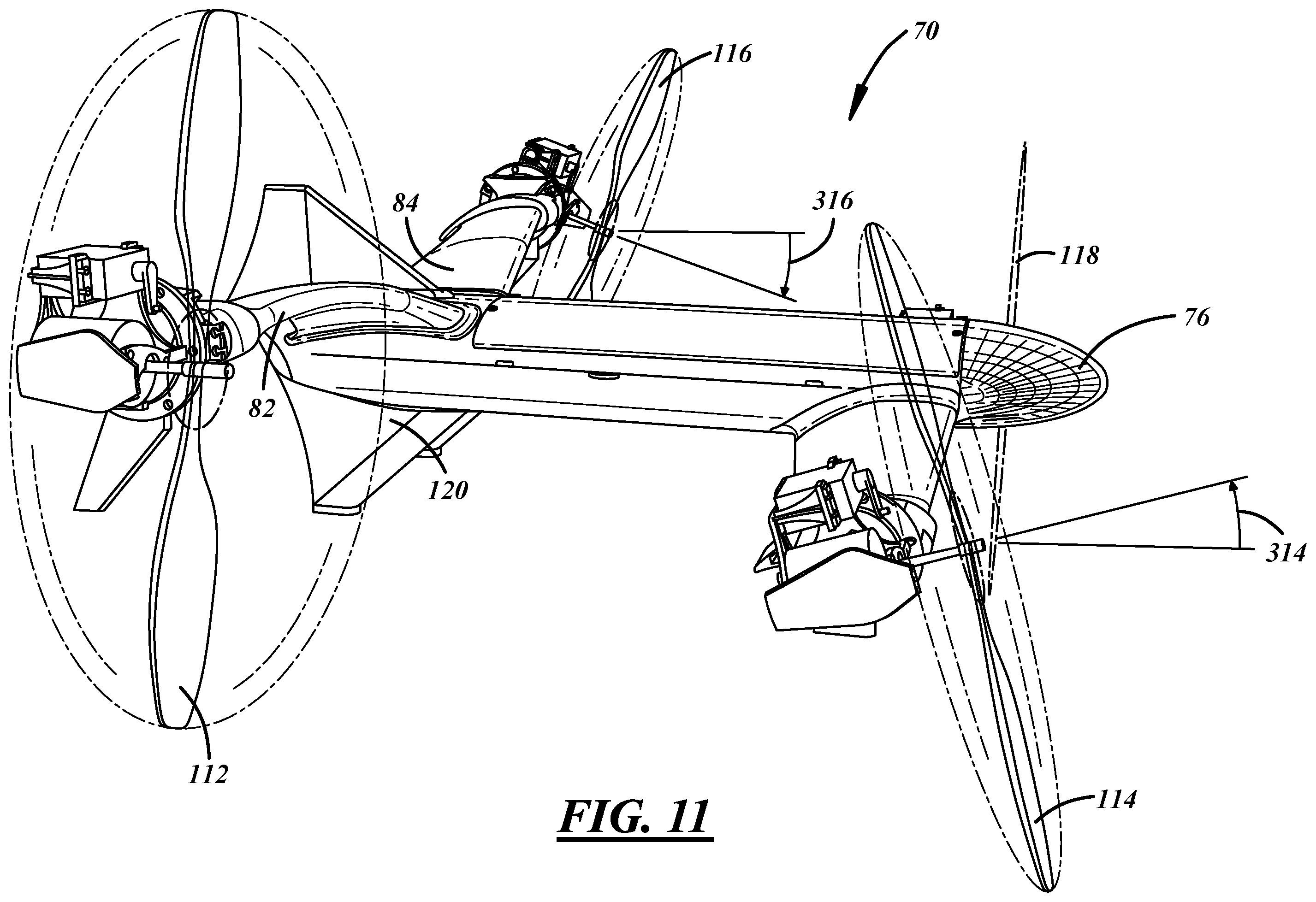 Patent US12157564 Figure 8 – Aeronautical apparatus