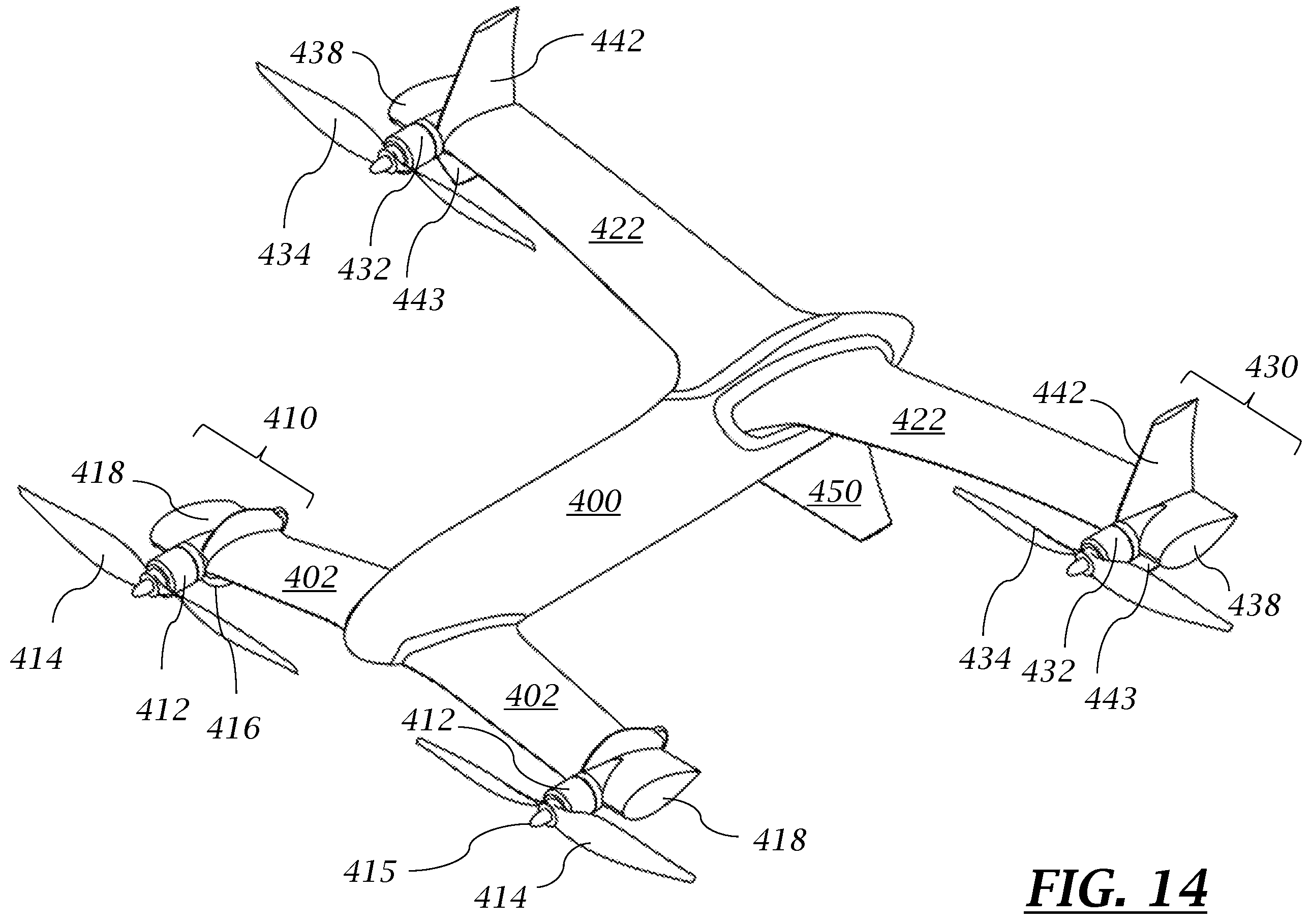 Patent US12157564 Figure 11 – Aeronautical apparatus