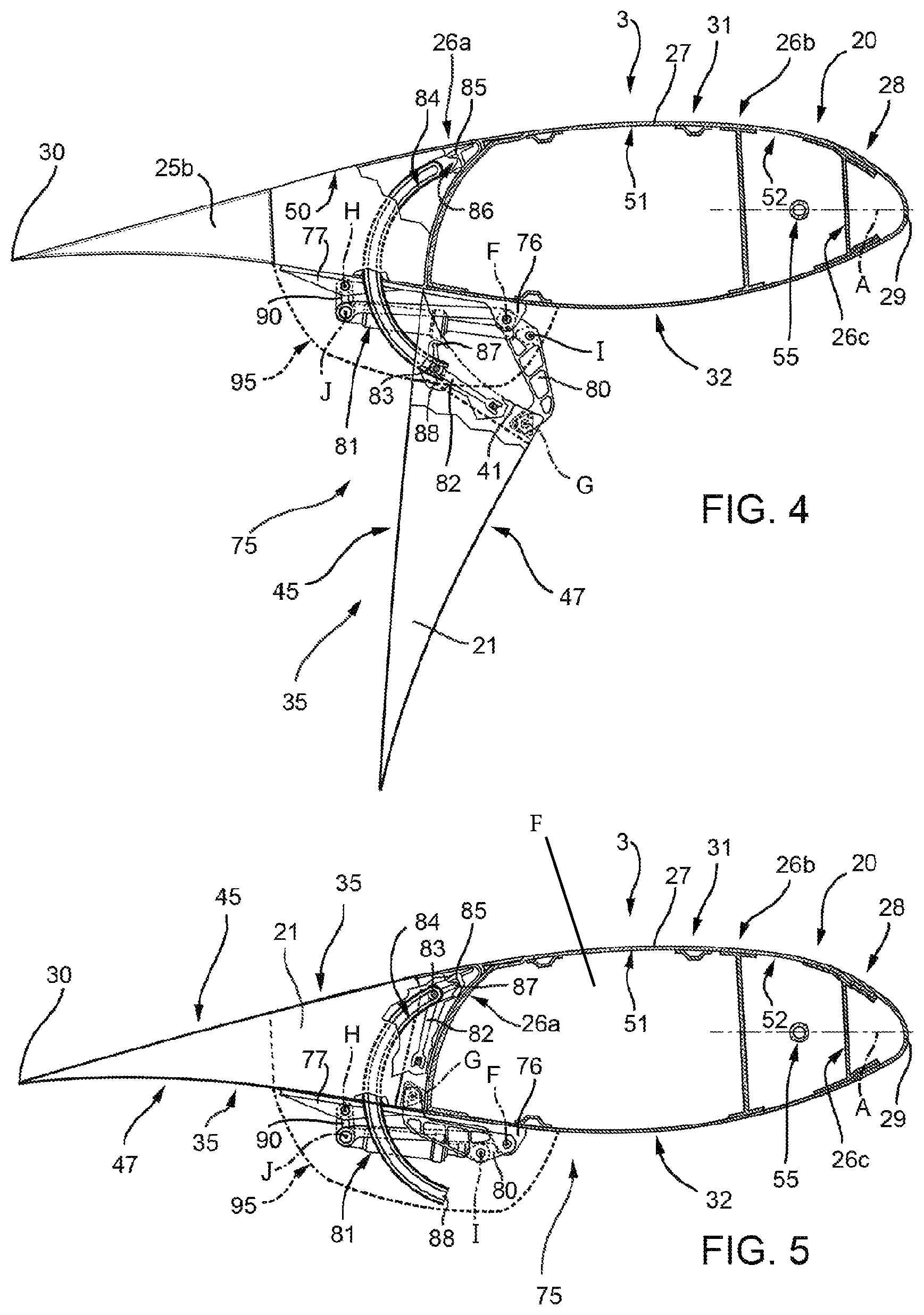 Patent US12157565 Figure 4 – Aircraft wing