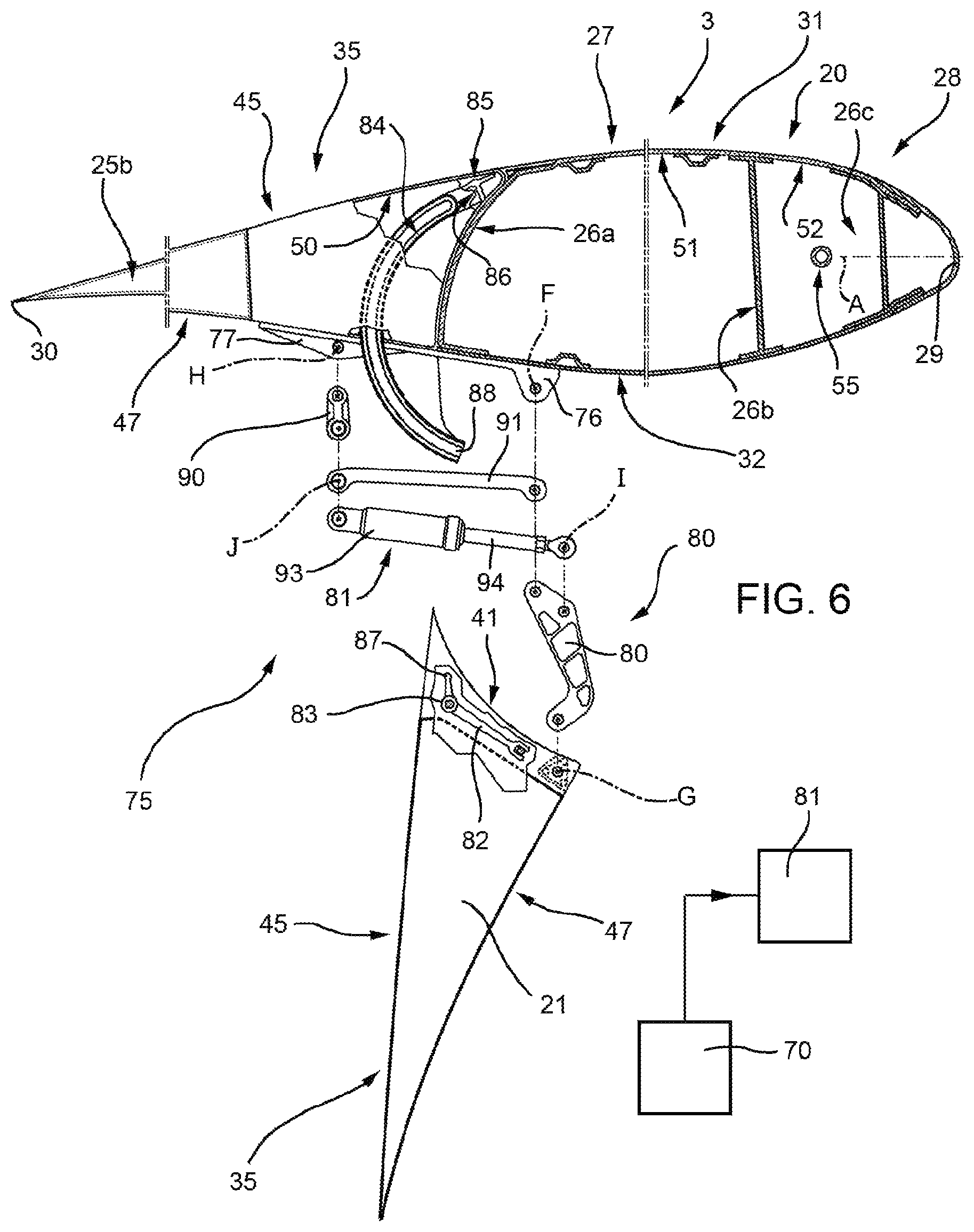 Patent US12157565 Figure 5 – Aircraft wing