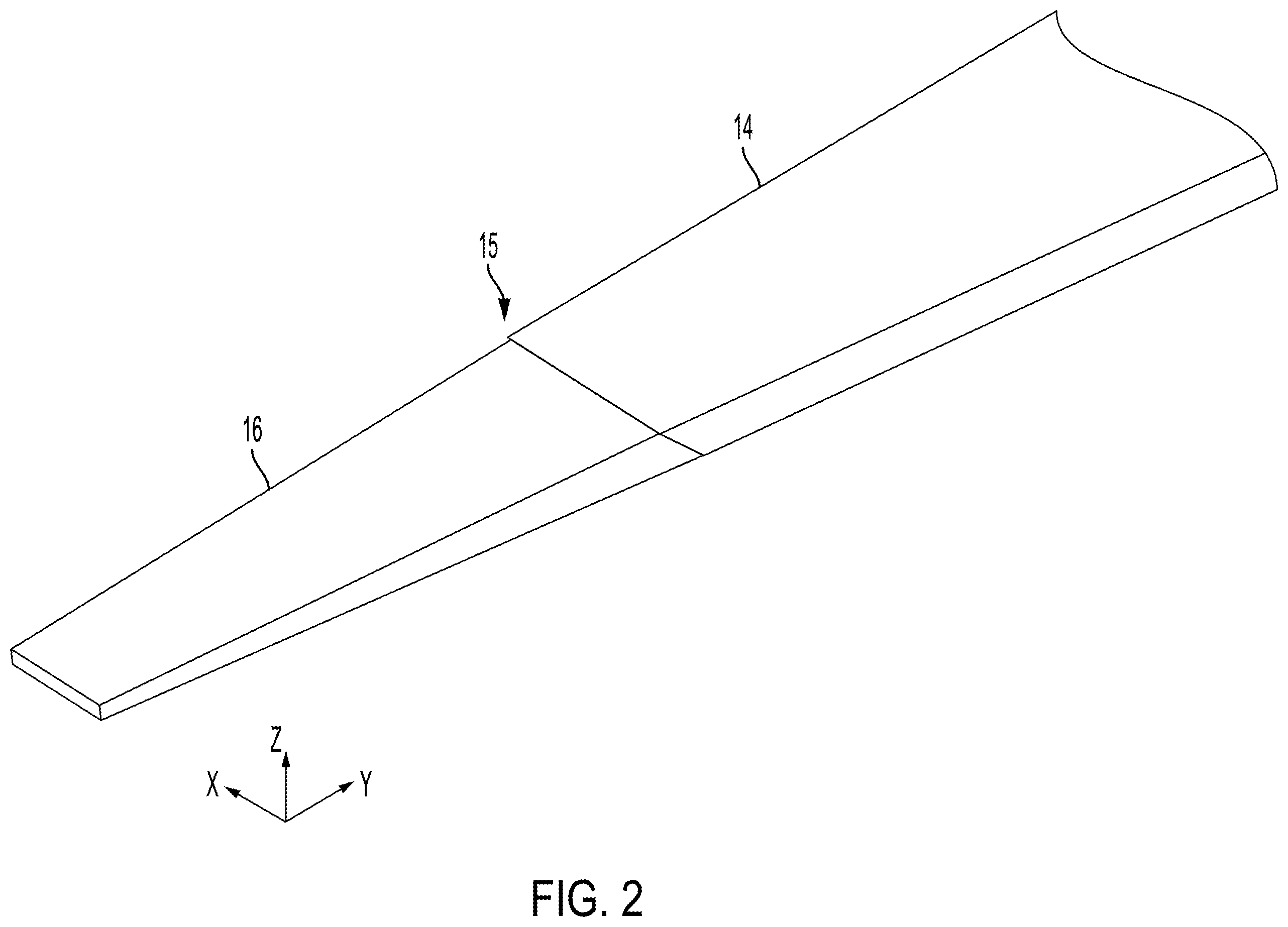 Patent US12157566 Figure 2 – Shortening wingspan of an aircraft