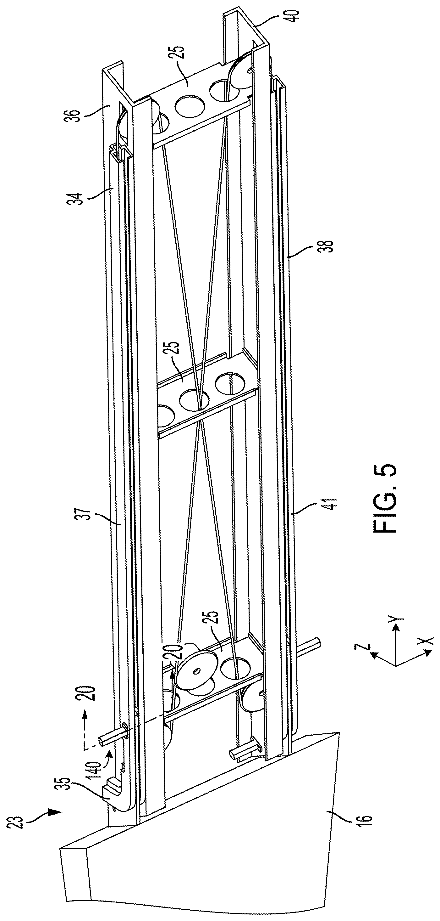 Patent US12157566 Figure 5 – Shortening wingspan of an aircraft