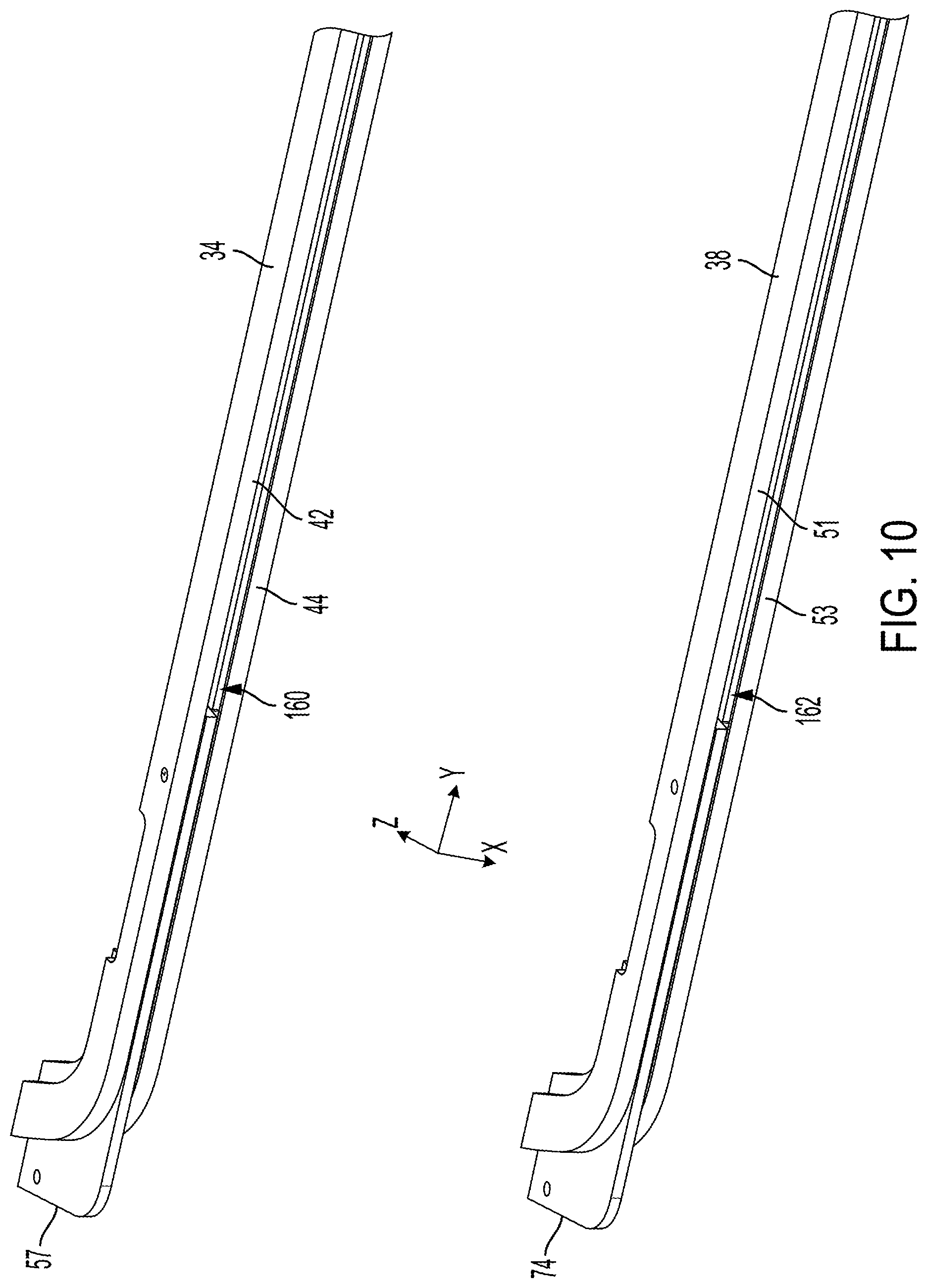 Patent US12157566 Figure 9 – Shortening wingspan of an aircraft