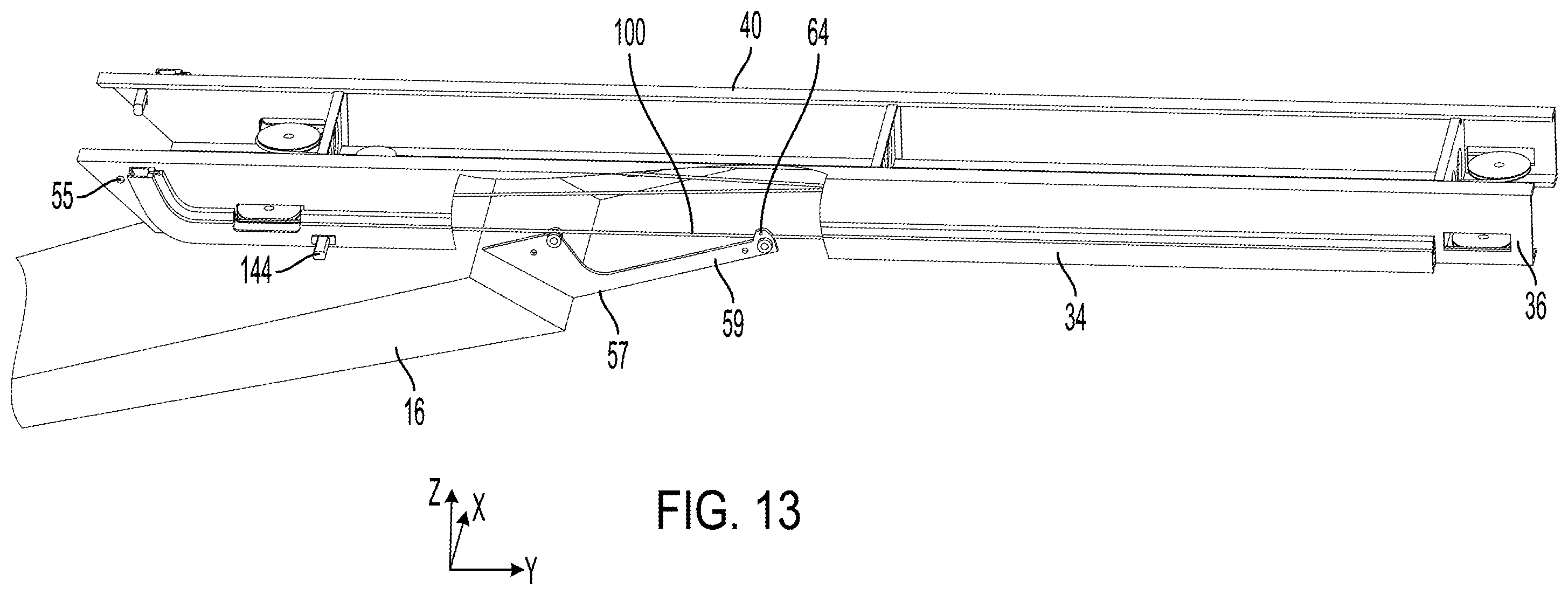 Patent US12157566 Figure 12 – Shortening wingspan of an aircraft