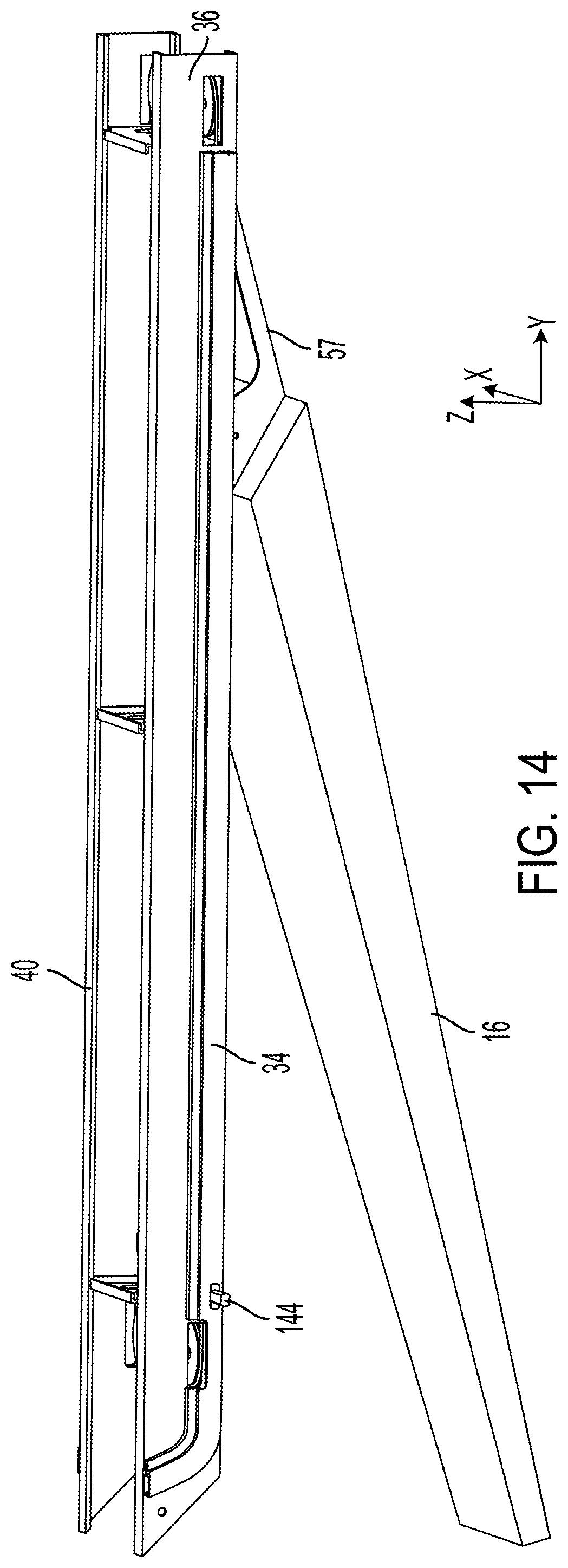 Patent US12157566 Figure 13 – Shortening wingspan of an aircraft