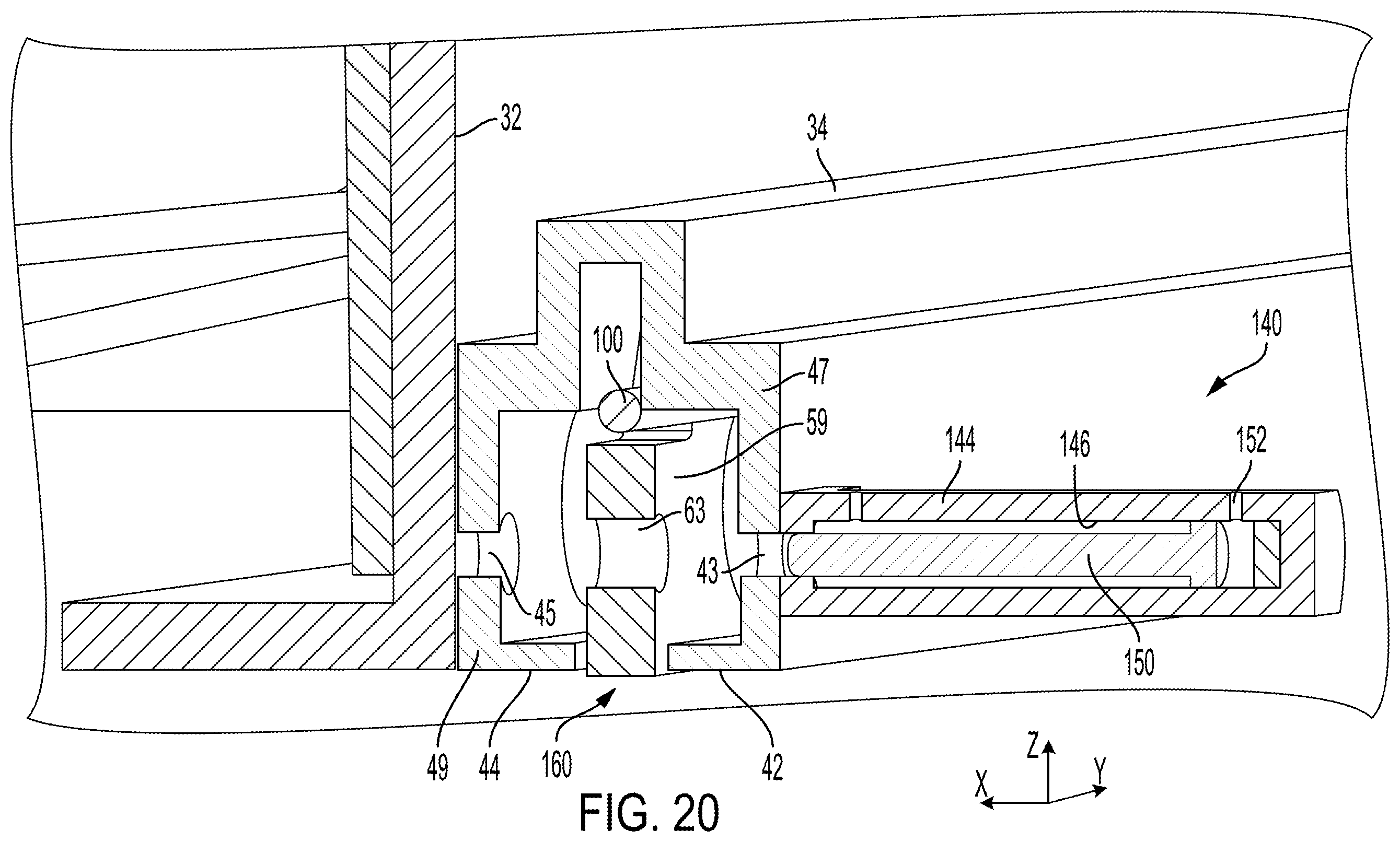 Patent US12157566 Figure 19 – Shortening wingspan of an aircraft