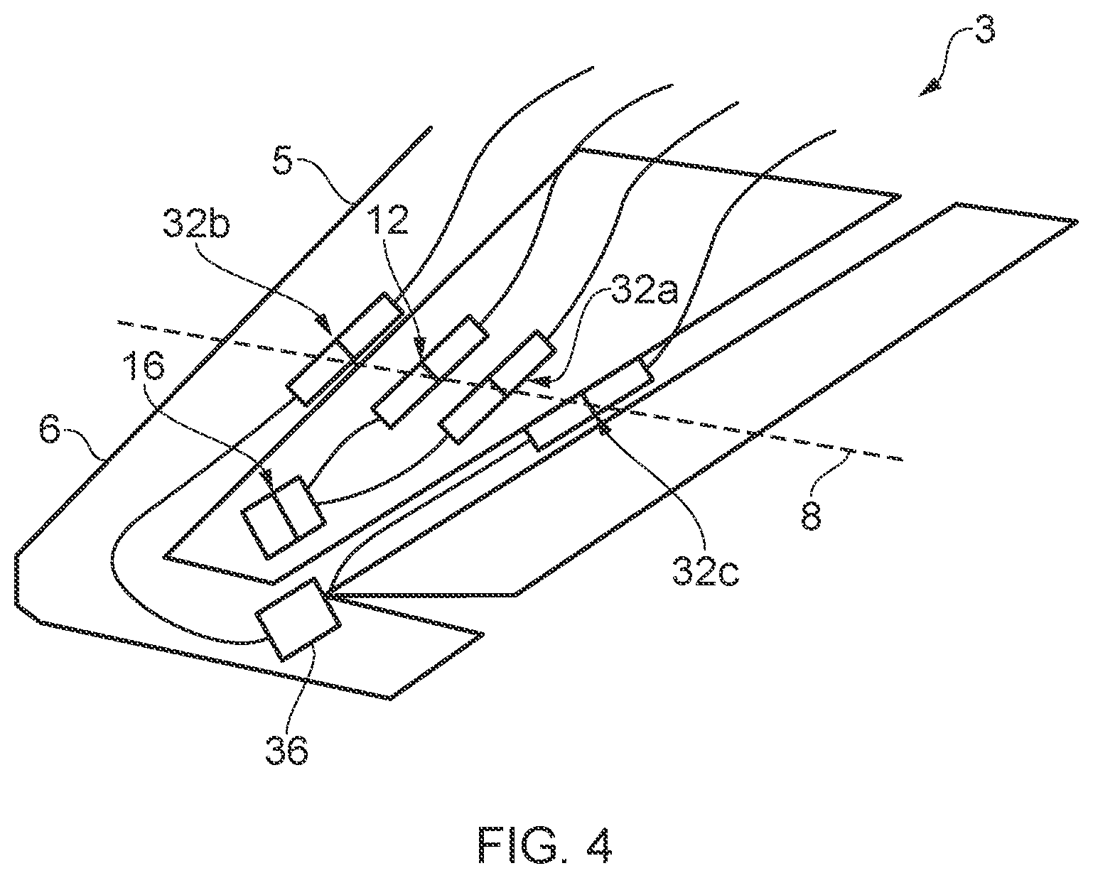 Patent US12157567 Figure 4 – Aircraft wing with movable wing tip device