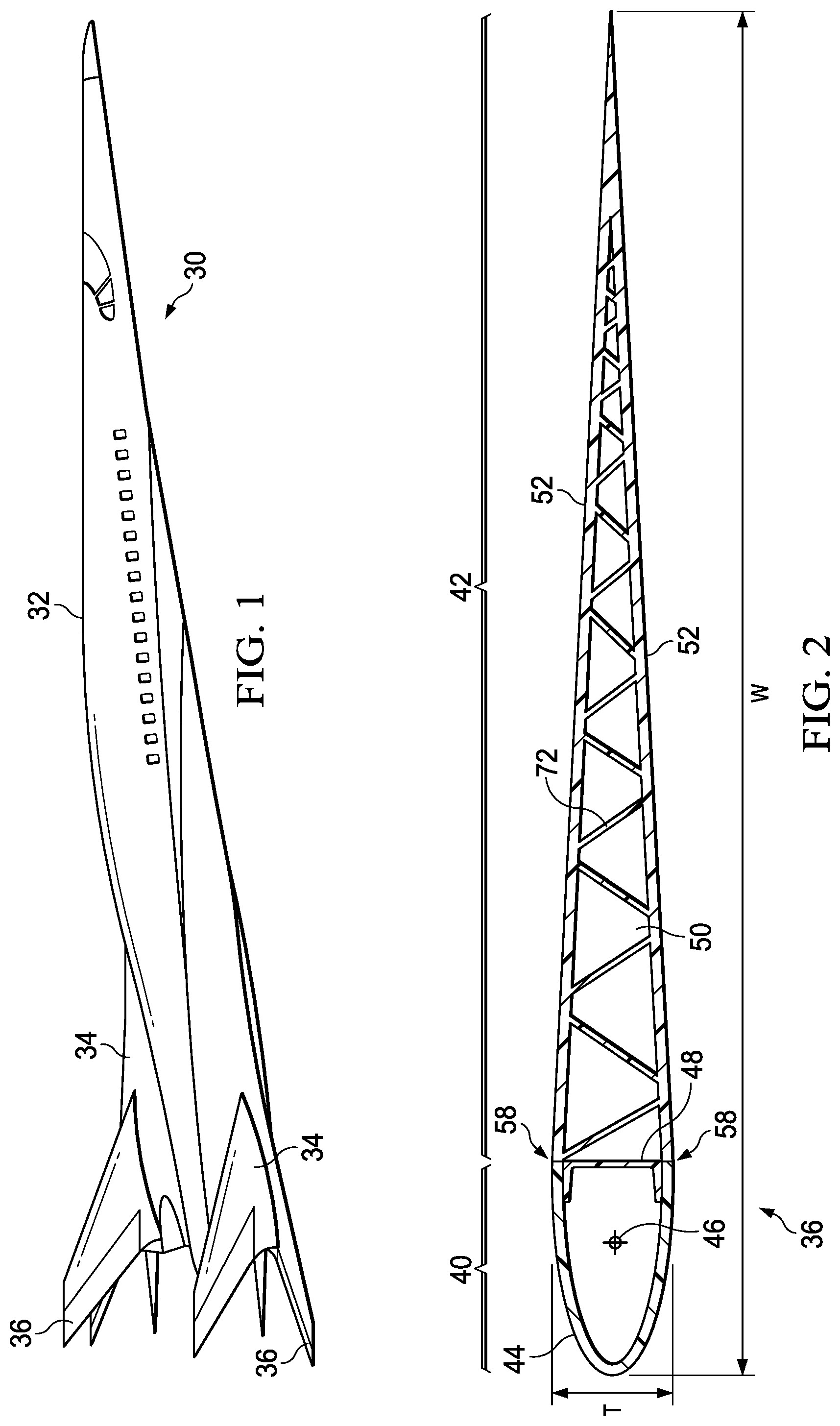 Patent US12157572 — Method of making a control surface — Figure 1