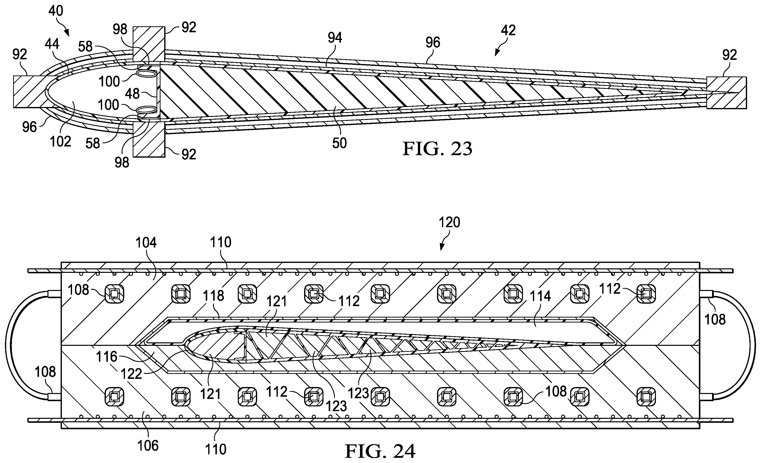 Patent US12157572 Figure 12 – Method of making a control surface