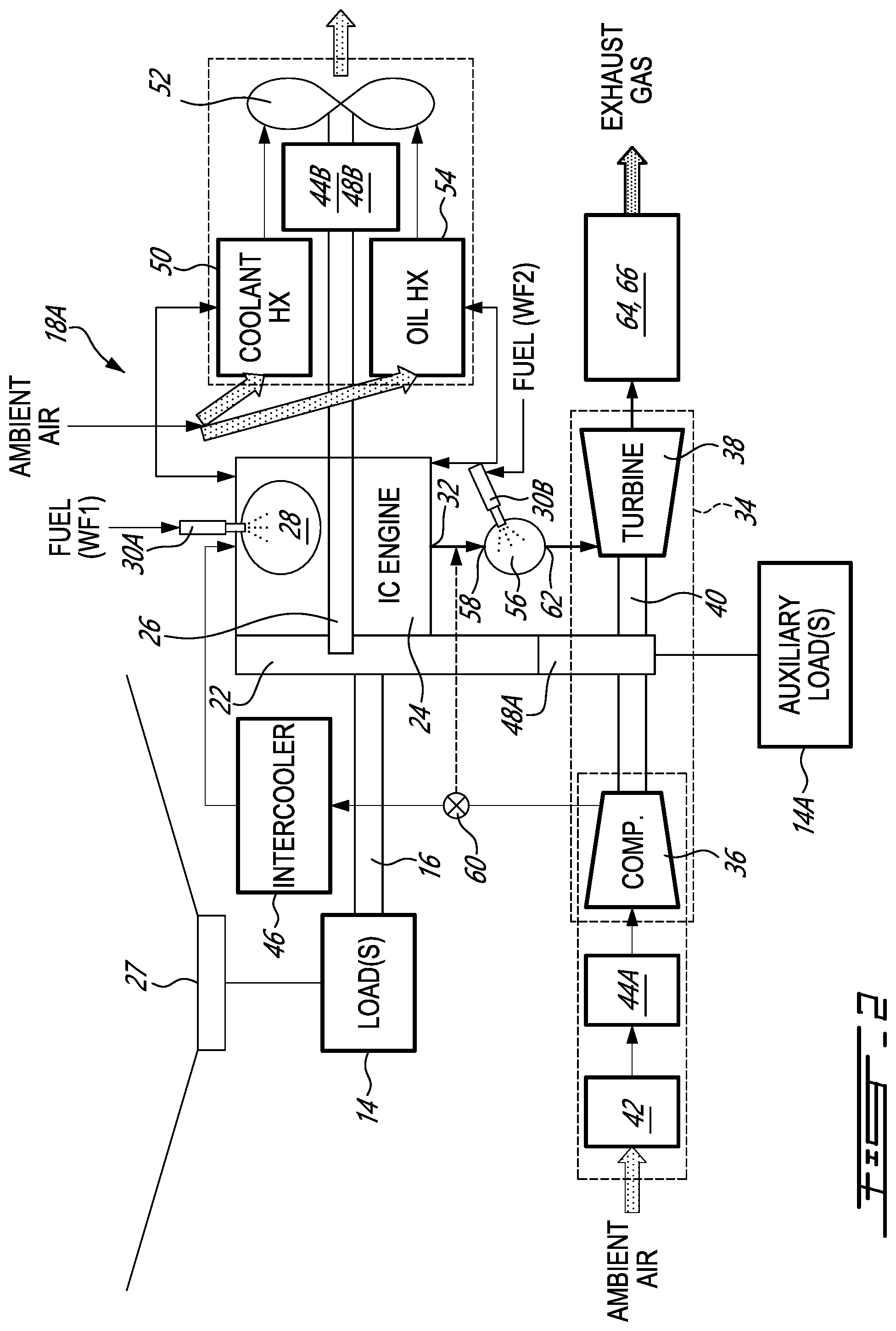 Patent US12157578 Figure 2 – Aircraft power plant
