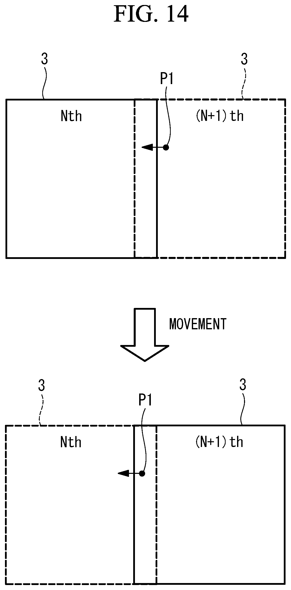 Patent US12157582 Figure 14 – Observation control device and spacecraft, observation control method, and observation control program