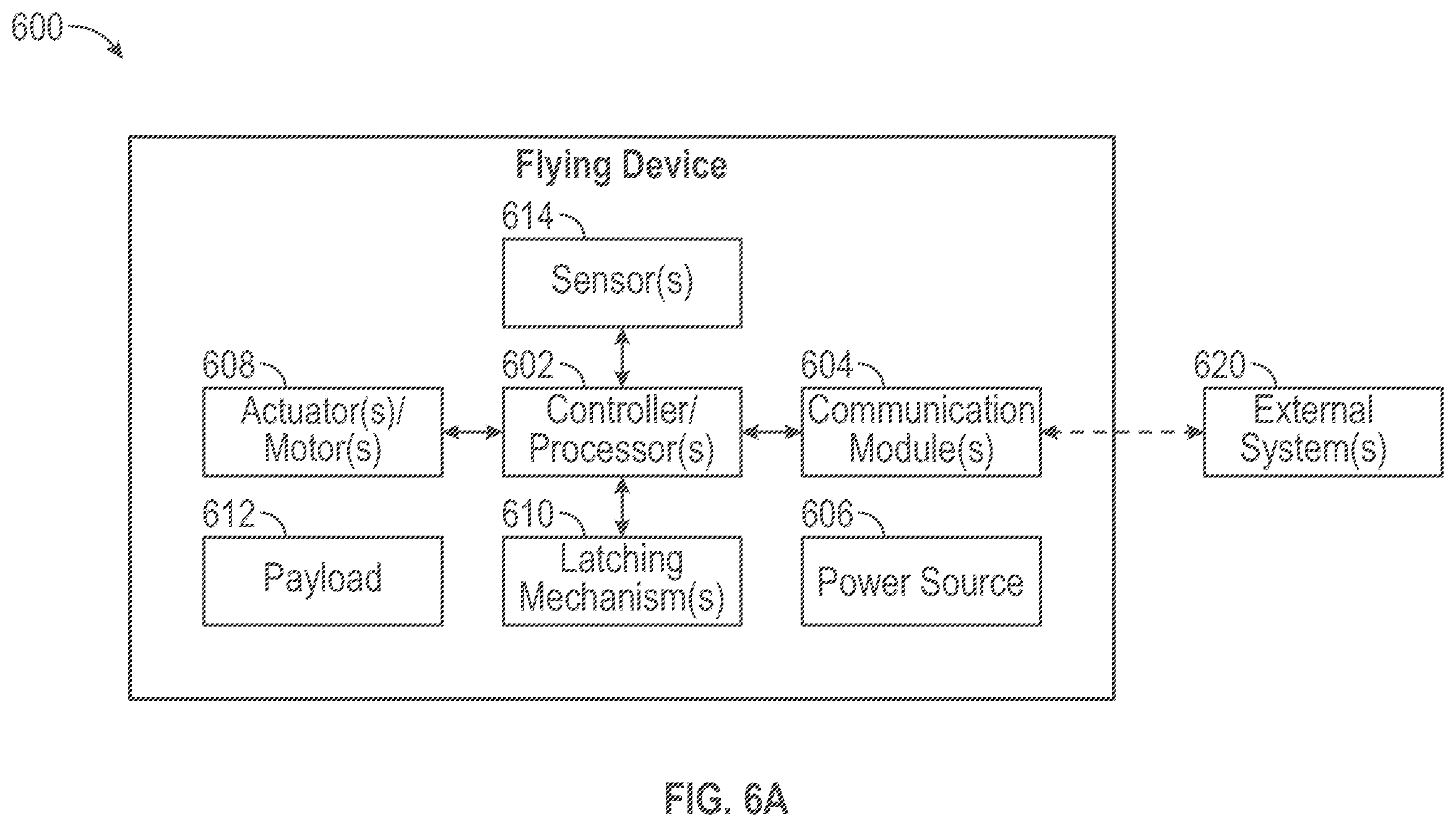 Patent US12157587 Figure 8 – Rotary and fixed wing convertible aircraft with monocopters