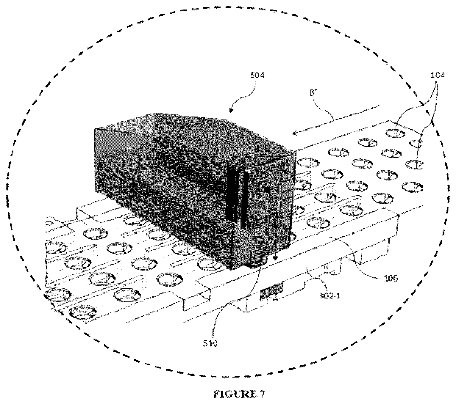 Patent US12157590 Figure 8 – Rotary sealing apparatus for blister packaging machines