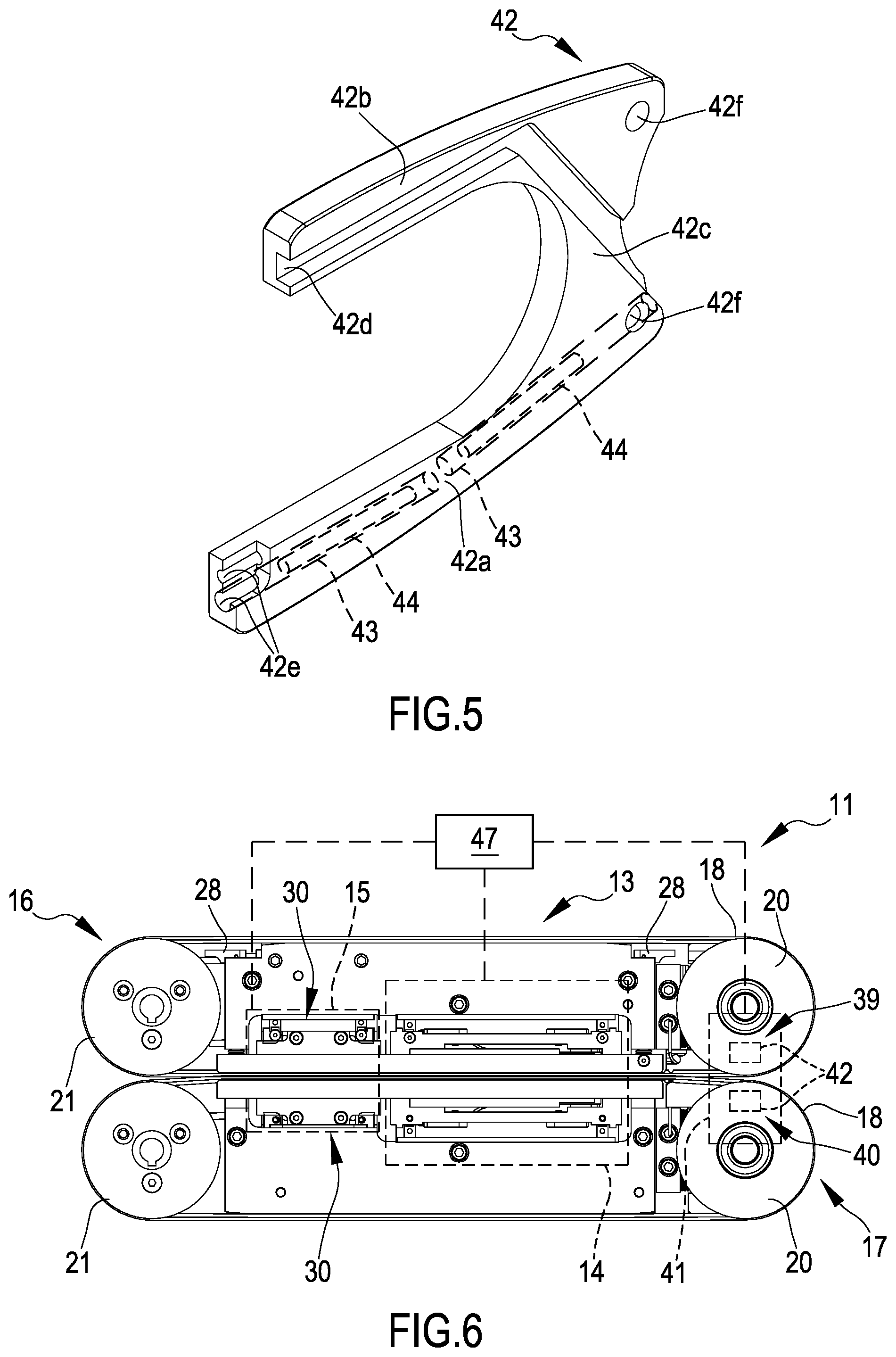 Patent US12157591 Figure 5 – Packaging apparatus, heat sealer and heat sealer module