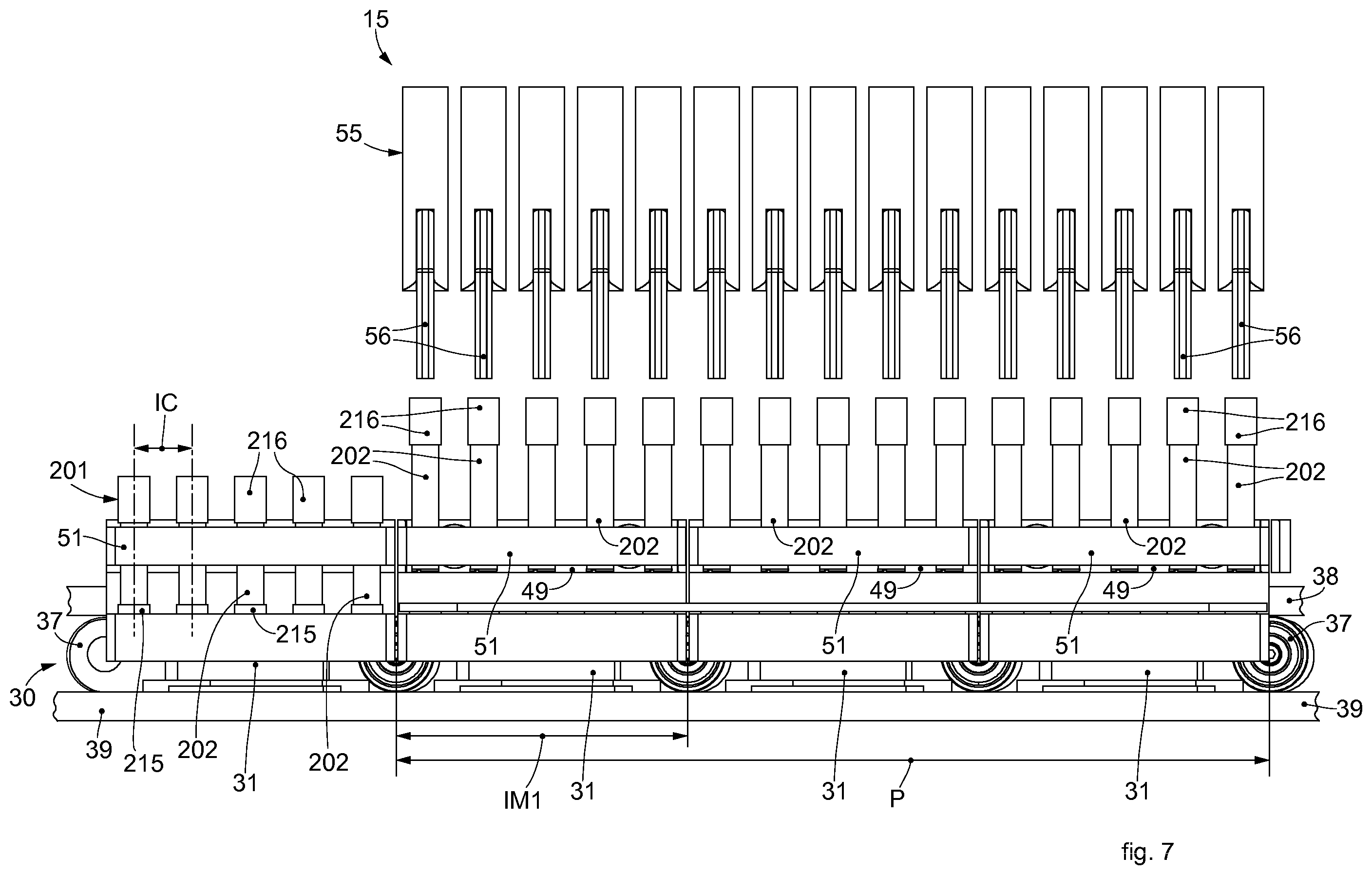 Patent US12157594 Figure 5 – Machine and method for the automatic treatment of components of inhalers; in particular cartomizers for electronic cigarettes