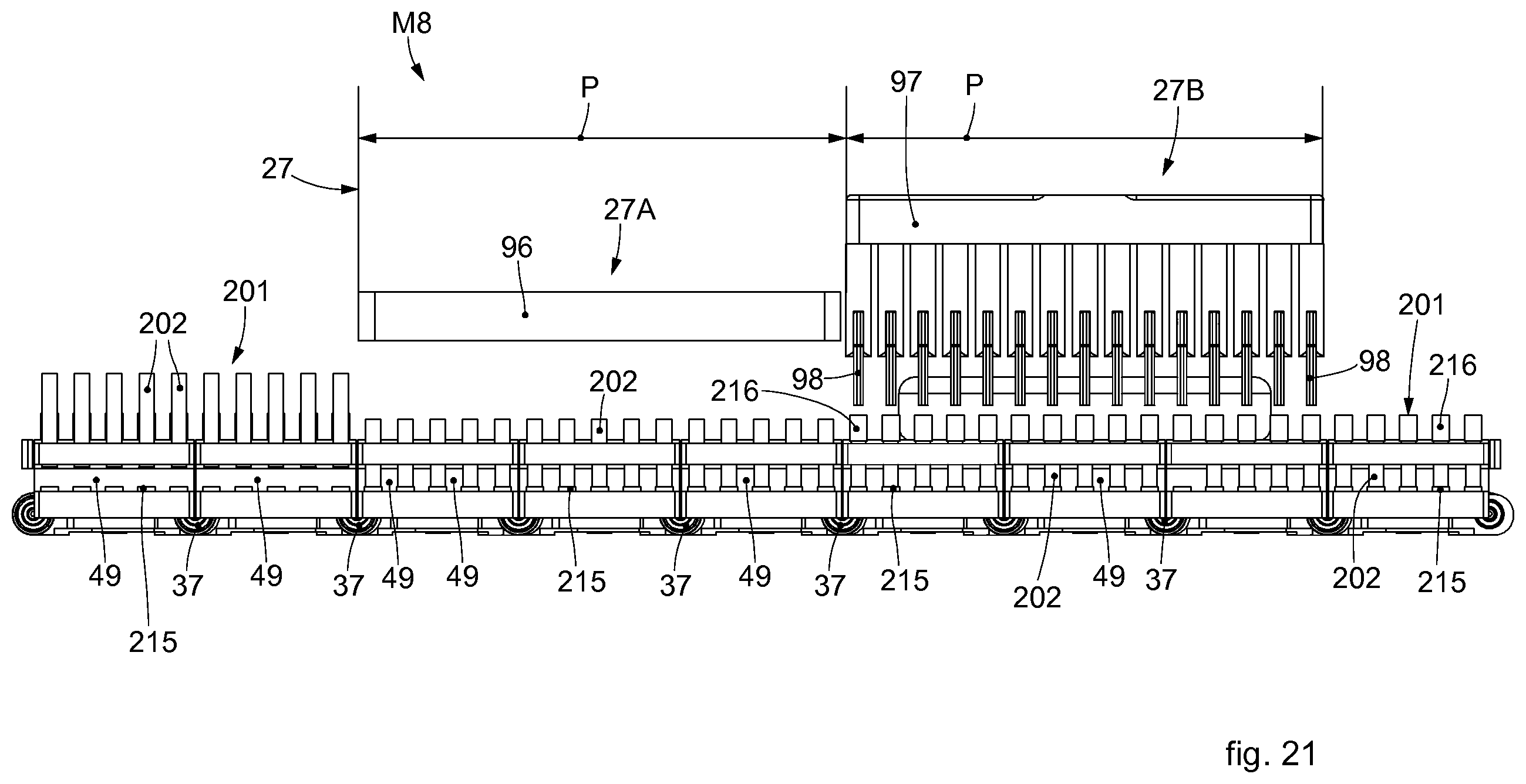 Patent US12157594 Figure 16 – Machine and method for the automatic treatment of components of inhalers; in particular cartomizers for electronic cigarettes