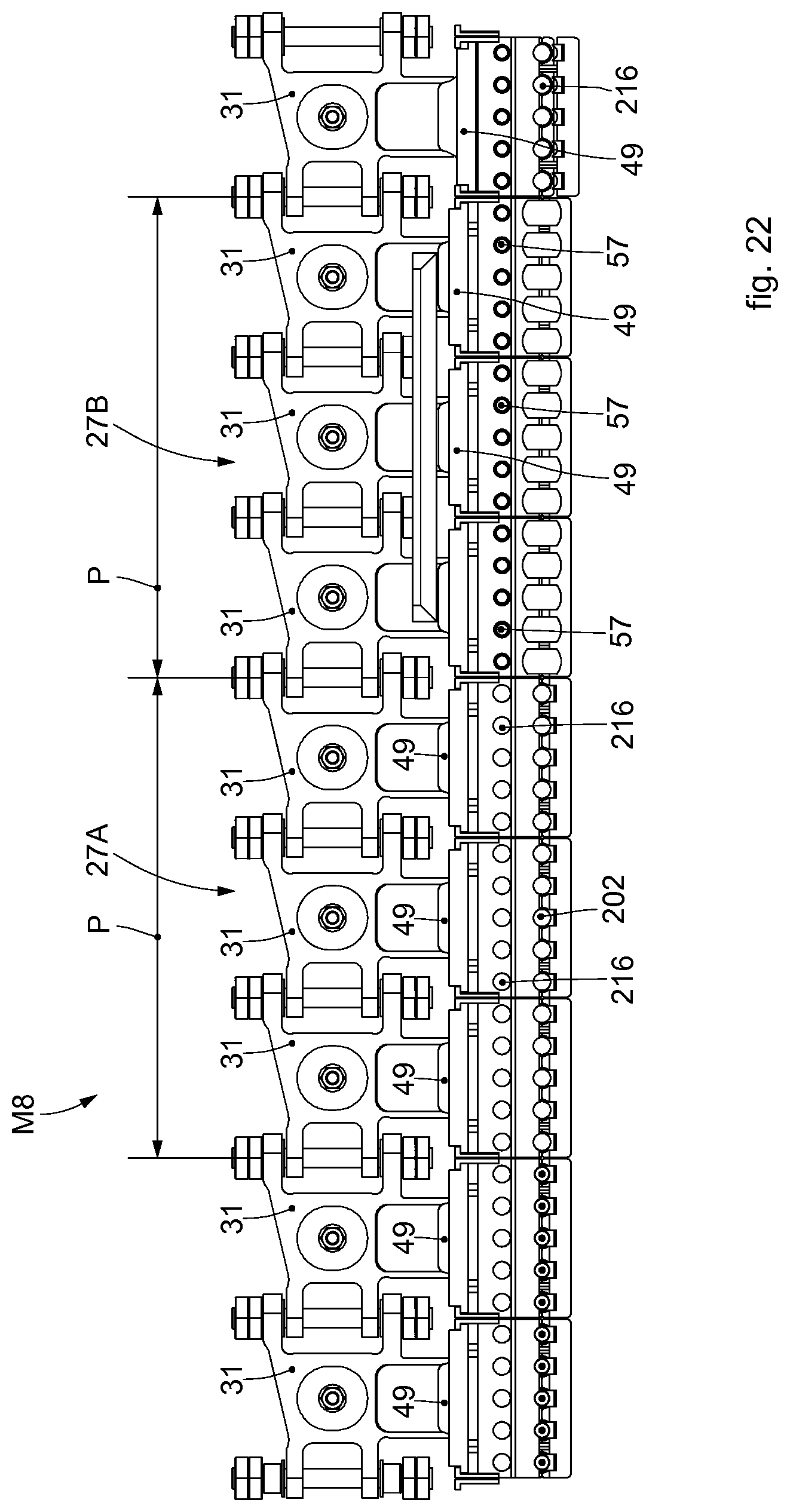 Patent US12157594 Figure 17 – Machine and method for the automatic treatment of components of inhalers; in particular cartomizers for electronic cigarettes