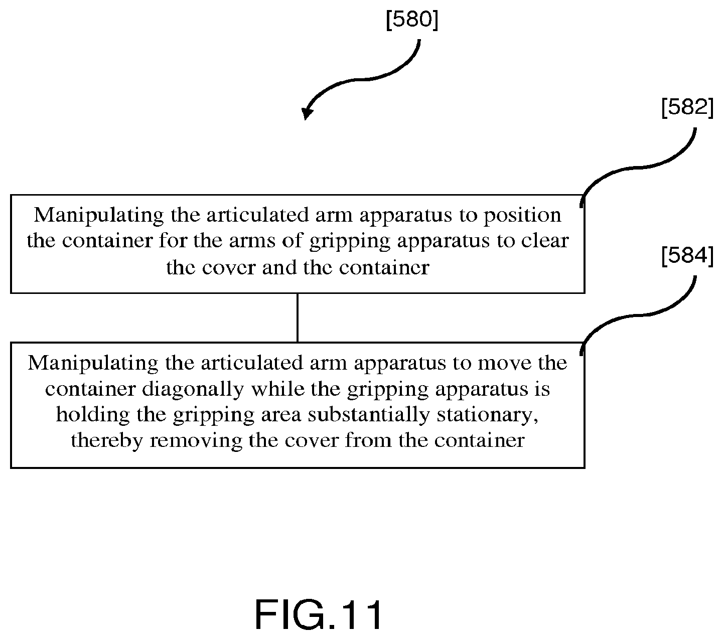 Patent US12157595 Figure 9 – Cover removal system for use in controlled environment enclosures