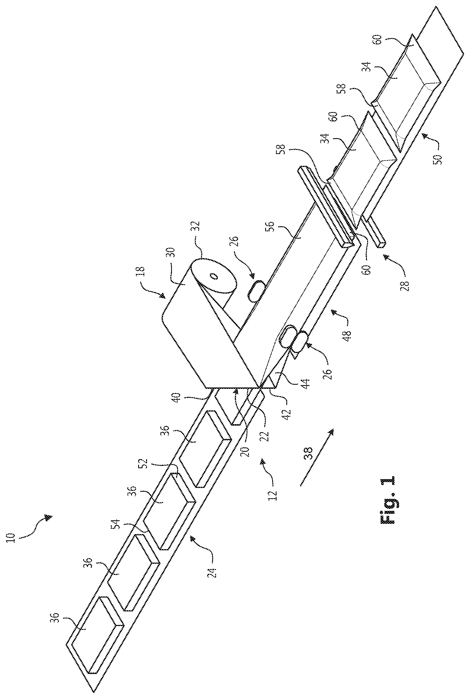 Patent US12157597 Figure 1 – End seal carriage velocity differential