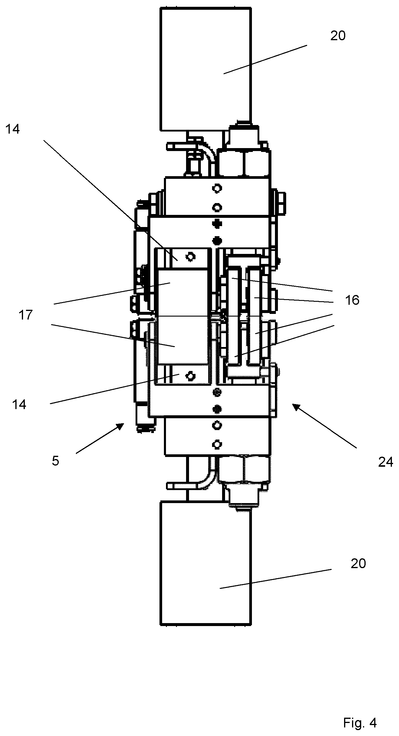 Patent US12157598 Figure 4 – Vertical-flow wrapper and method to produce a bag