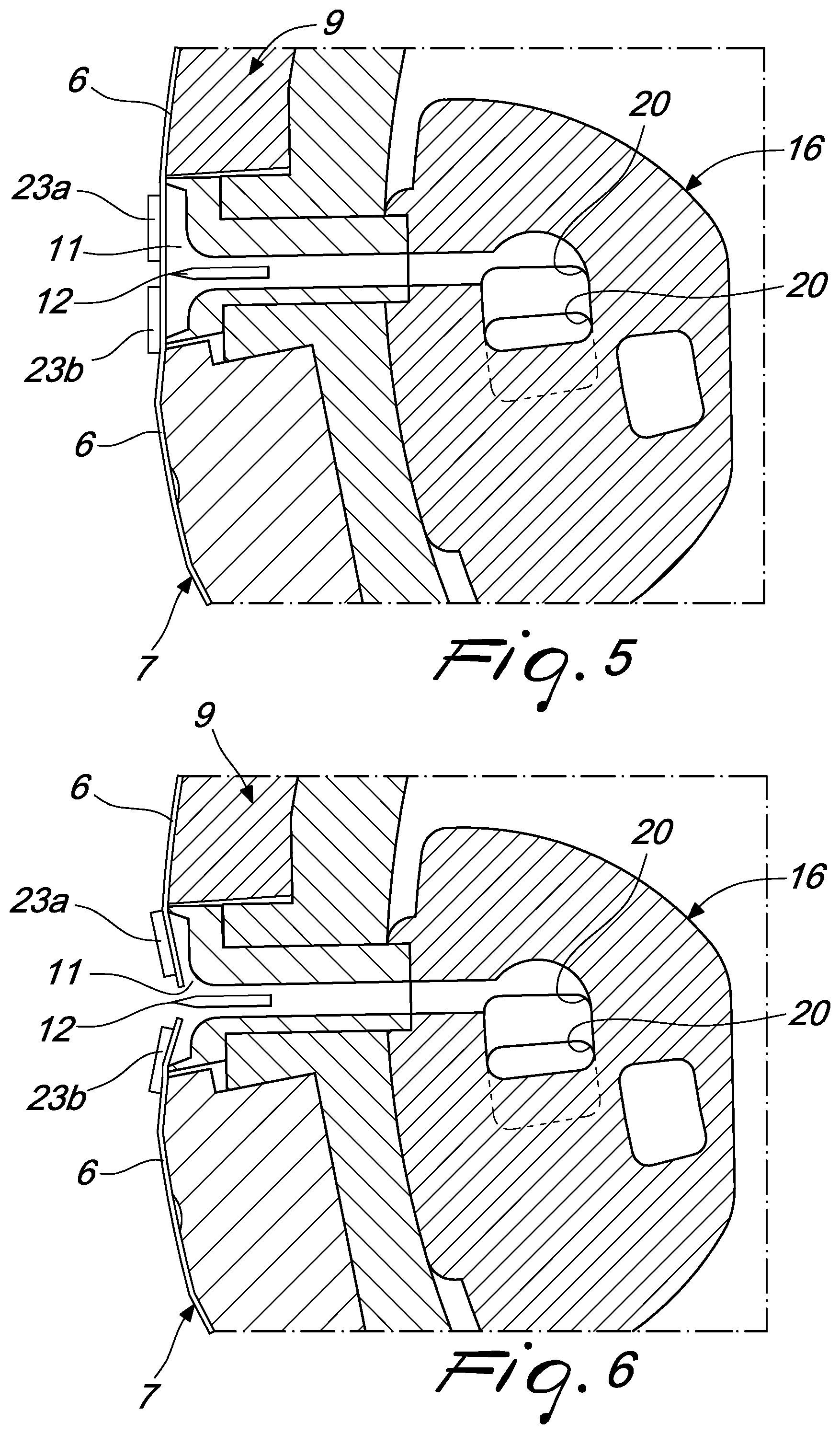 Patent US12157599 Figure 5 – Container labeling machine