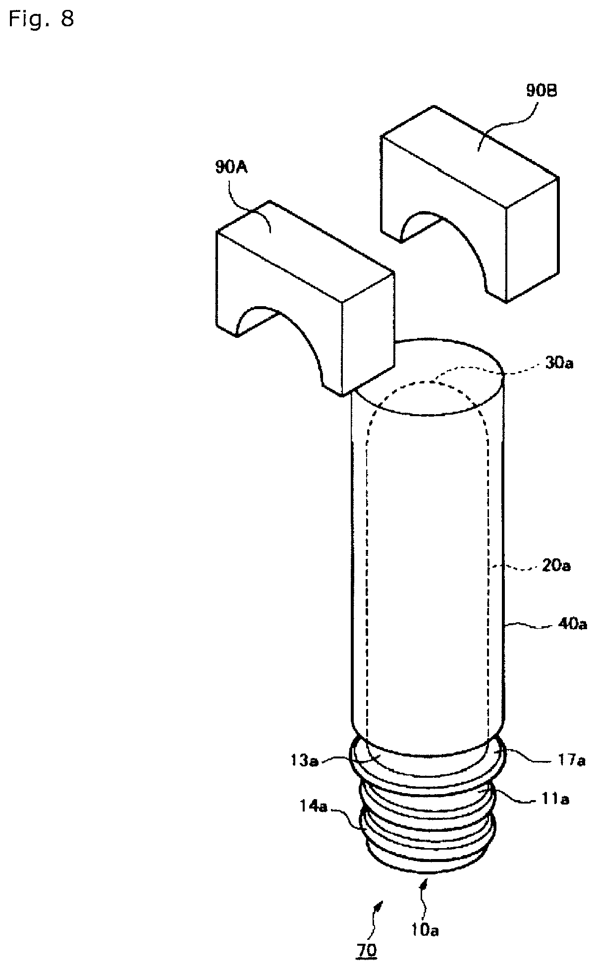 Patent US12157601 Figure 7 – Composite preform and method for producing the same, composite container and method for producing the same, and composite container product loaded with beer