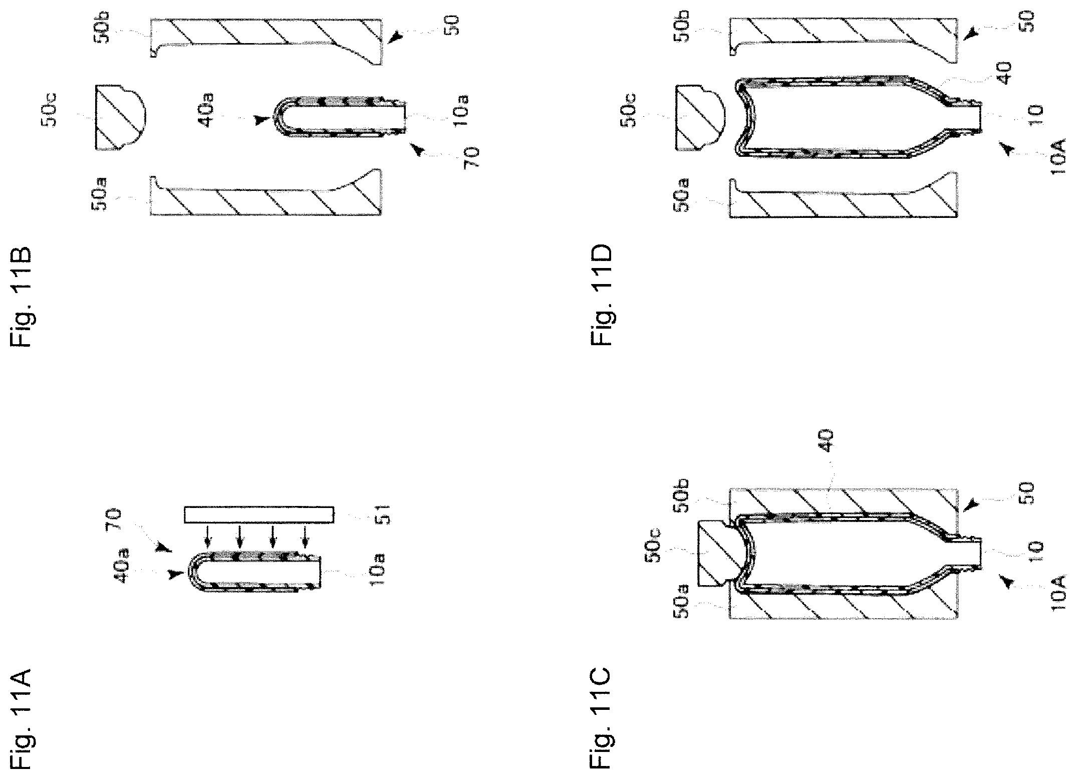 Patent US12157601 Figure 10 – Composite preform and method for producing the same, composite container and method for producing the same, and composite container product loaded with beer