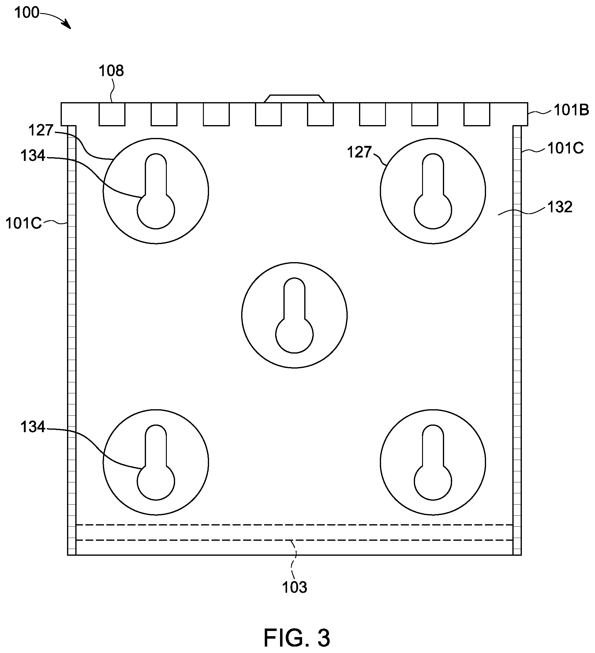 Patent US12157603 Figure 3 – Multiple configuration storage bin and methods of operation and manufacture thereof