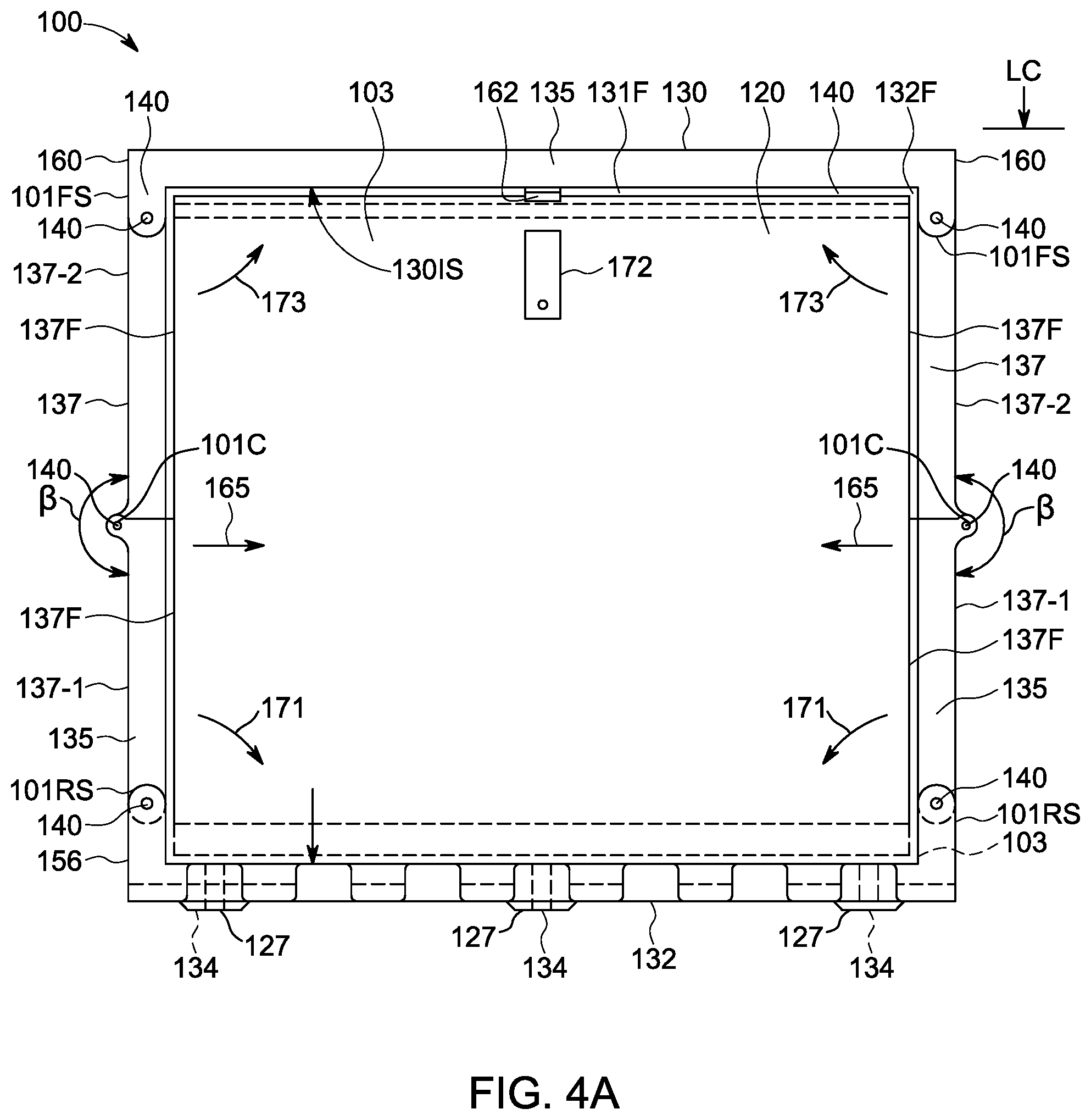 Patent US12157603 Figure 4 – Multiple configuration storage bin and methods of operation and manufacture thereof