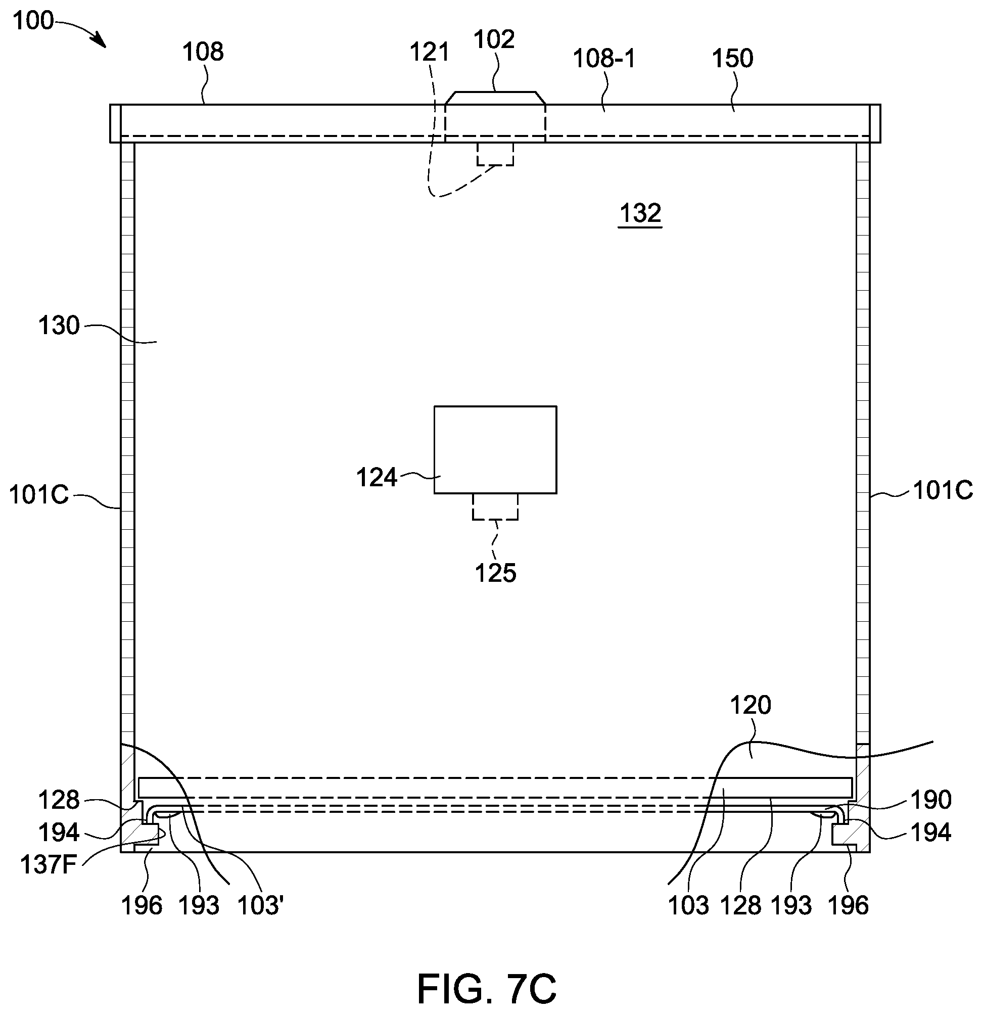 Patent US12157603 Figure 10 – Multiple configuration storage bin and methods of operation and manufacture thereof