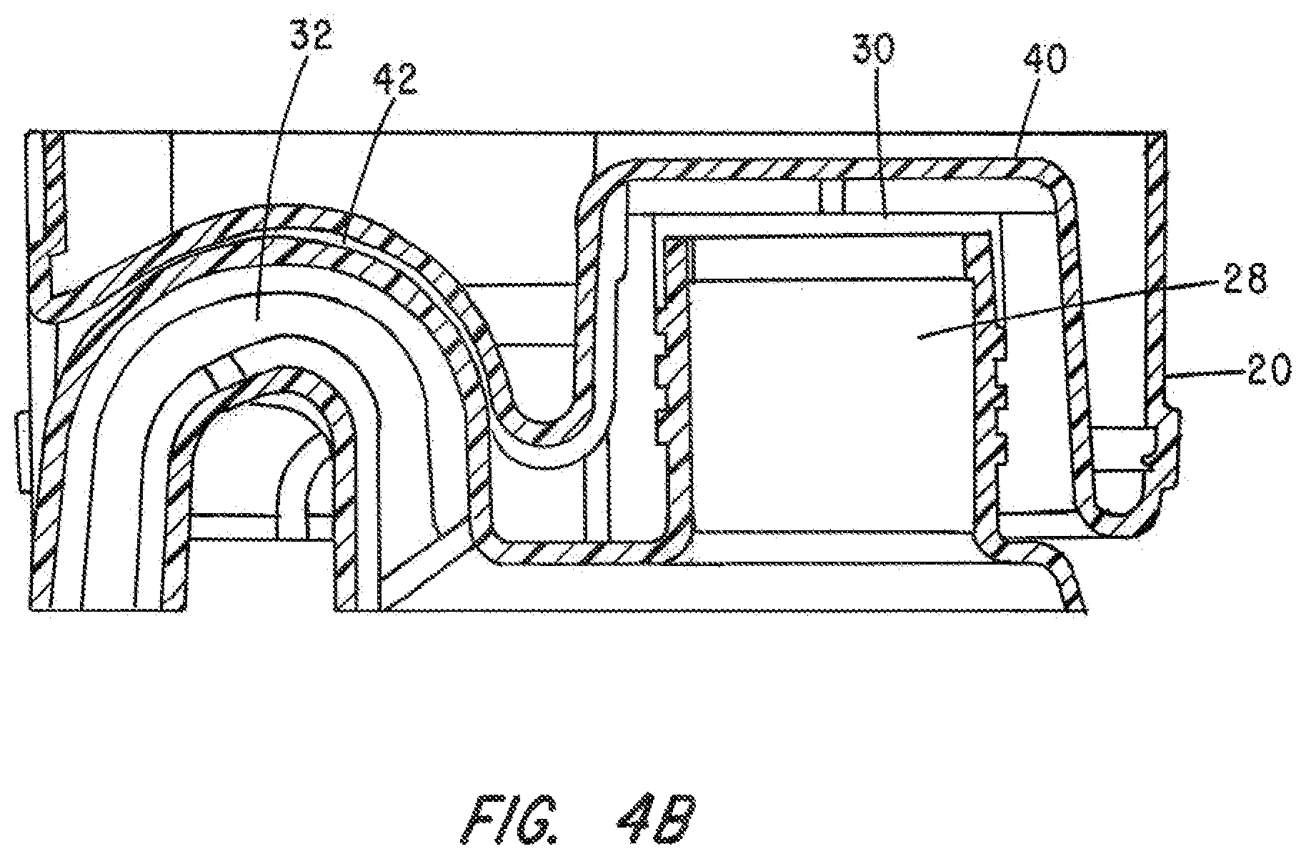 Patent US12157605 Figure 5 – Stackable fluid containers with attachable wheel assembly