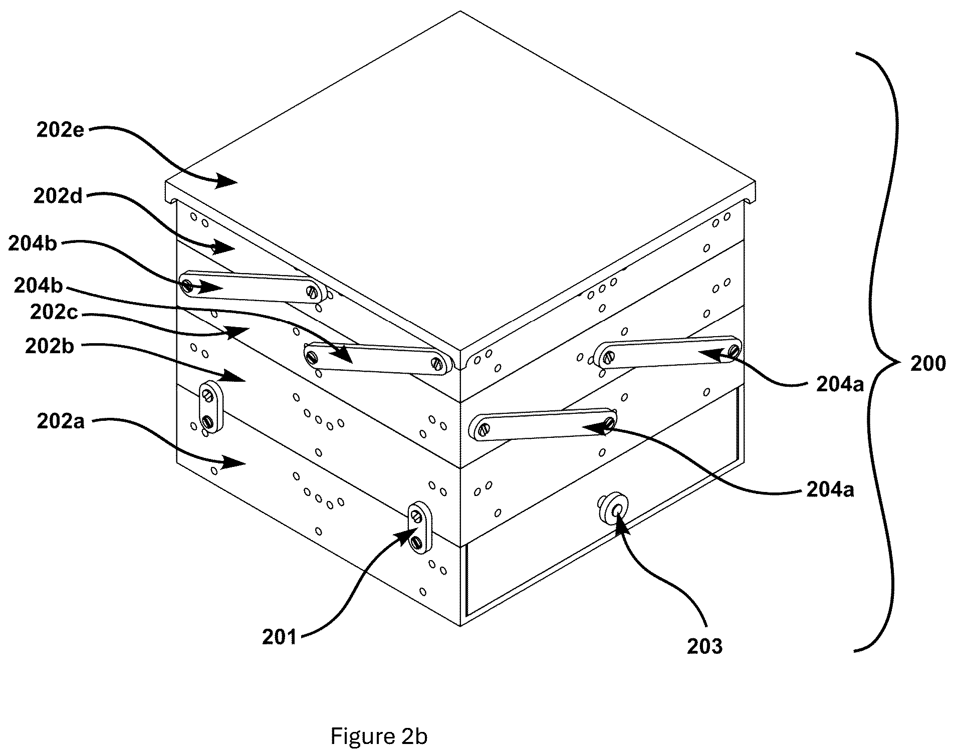 Patent US12157606 Figure 5 – Re-configurable and re-sizable modular storage container system
