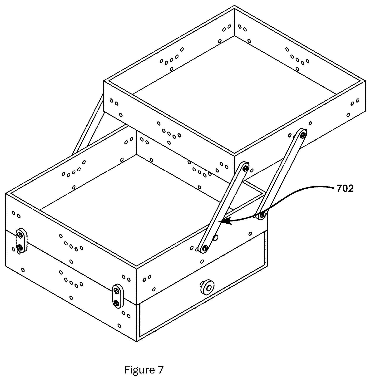 Patent US12157606 Figure 10 – Re-configurable and re-sizable modular storage container system