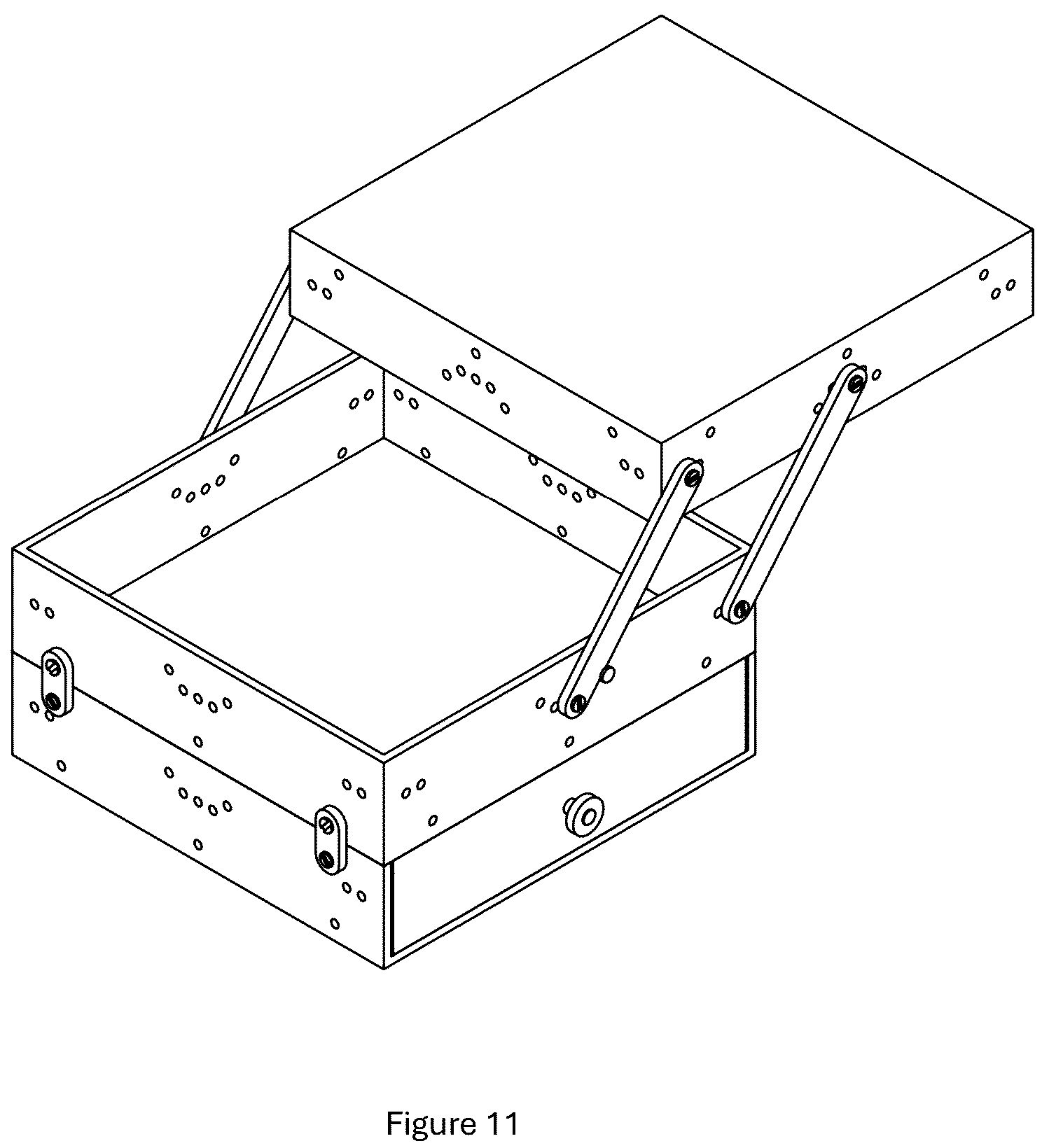 Patent US12157606 Figure 14 – Re-configurable and re-sizable modular storage container system