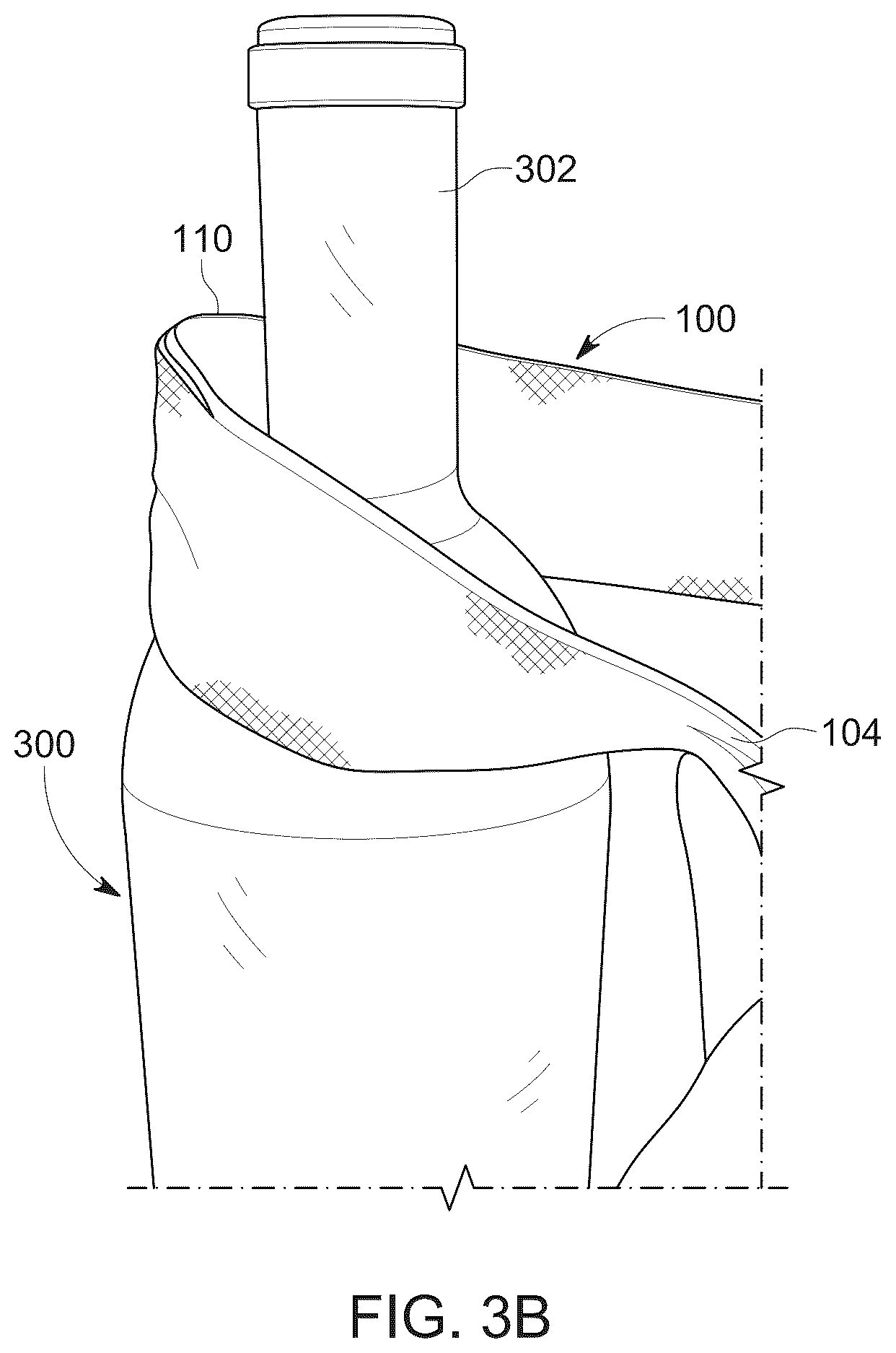 Patent US12157607 Figure 6 – Drip prevention device and method