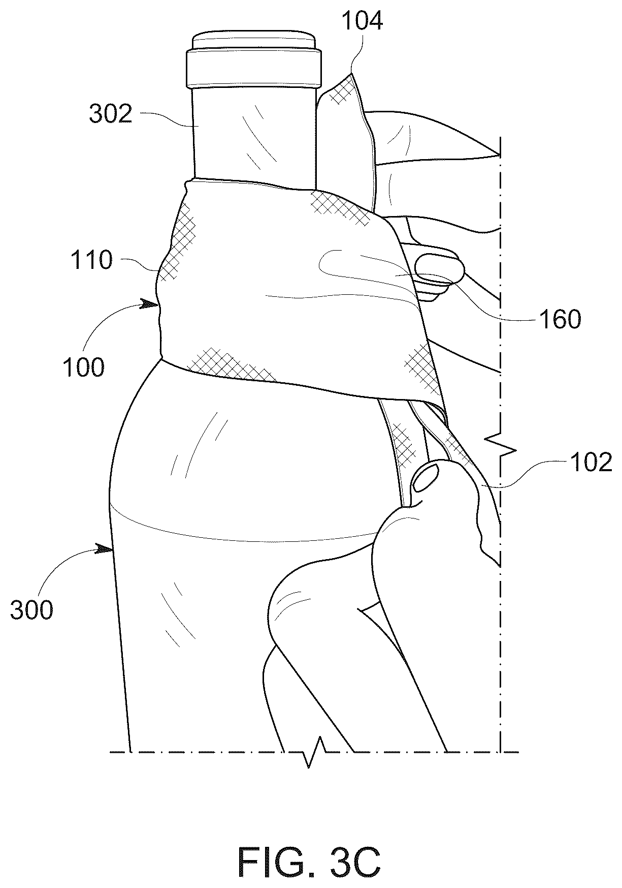 Patent US12157607 Figure 7 – Drip prevention device and method