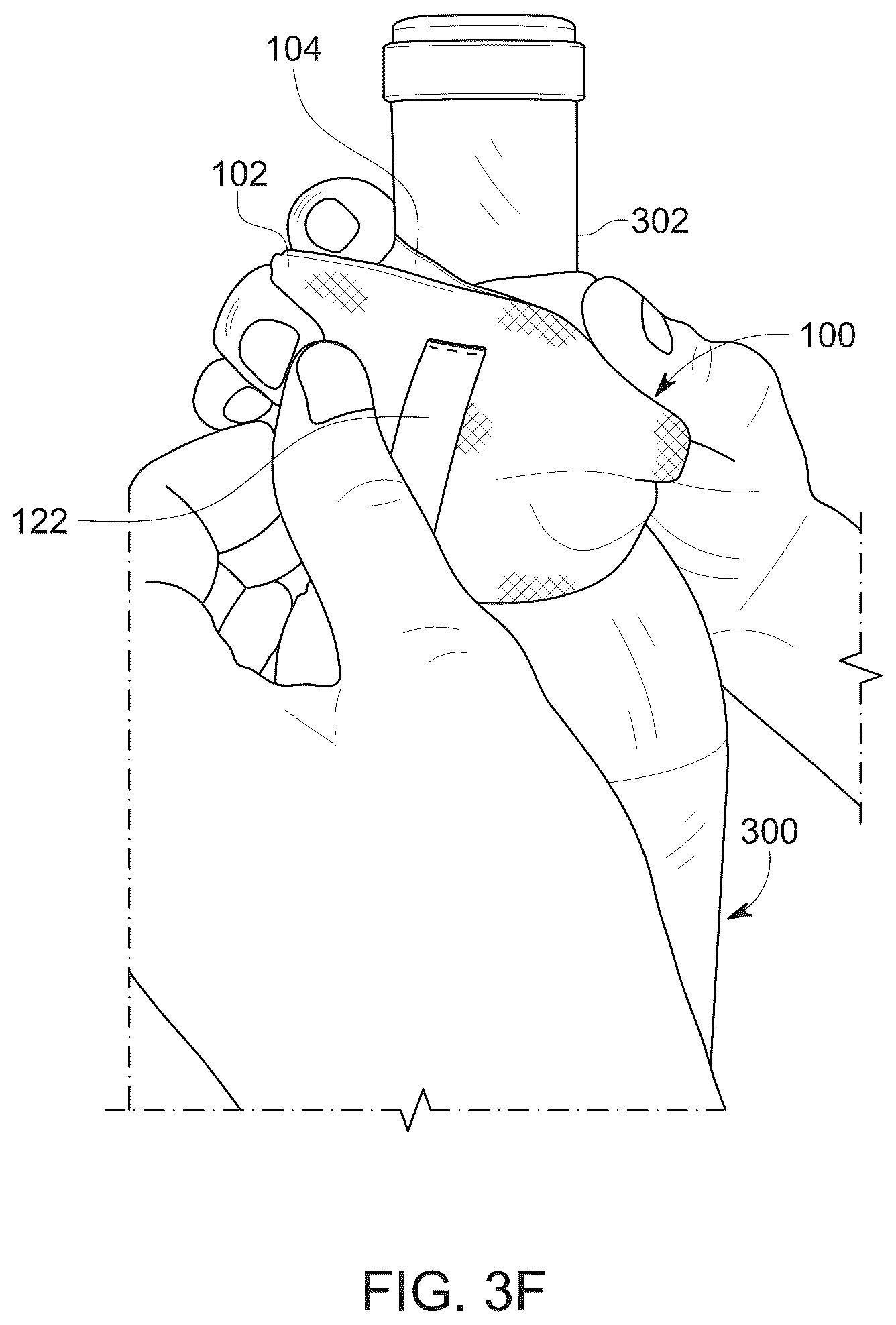 Patent US12157607 Figure 10 – Drip prevention device and method