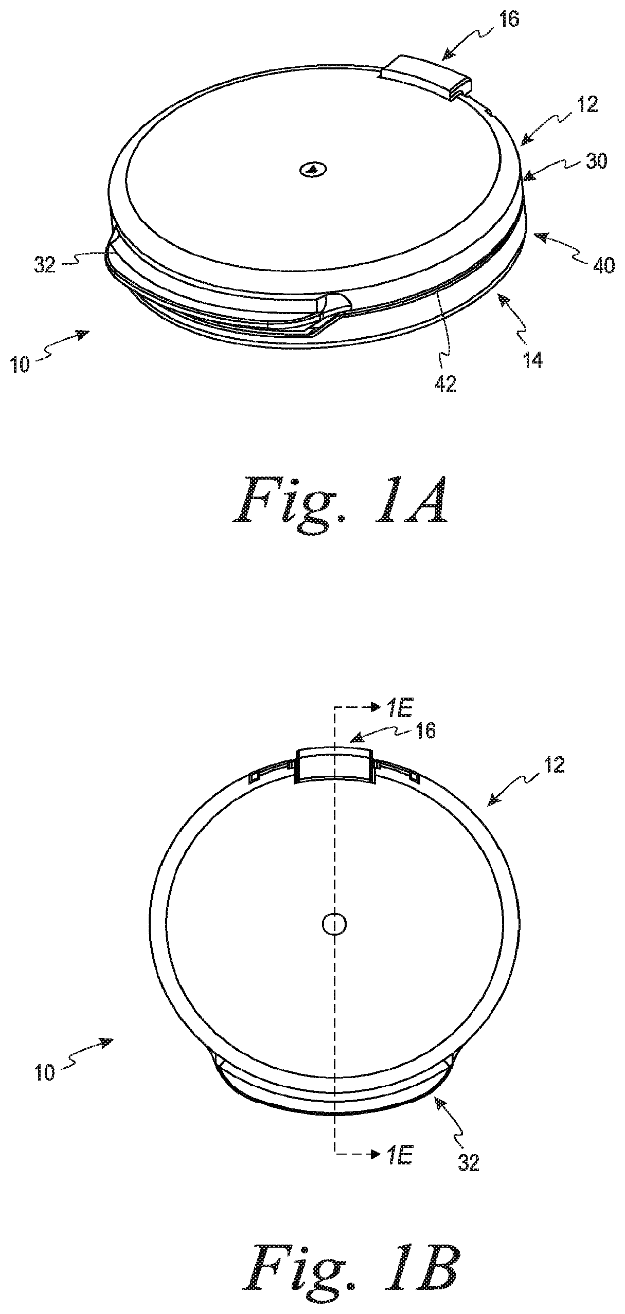 Patent US12157610 Figure 1 – Flip-top closure