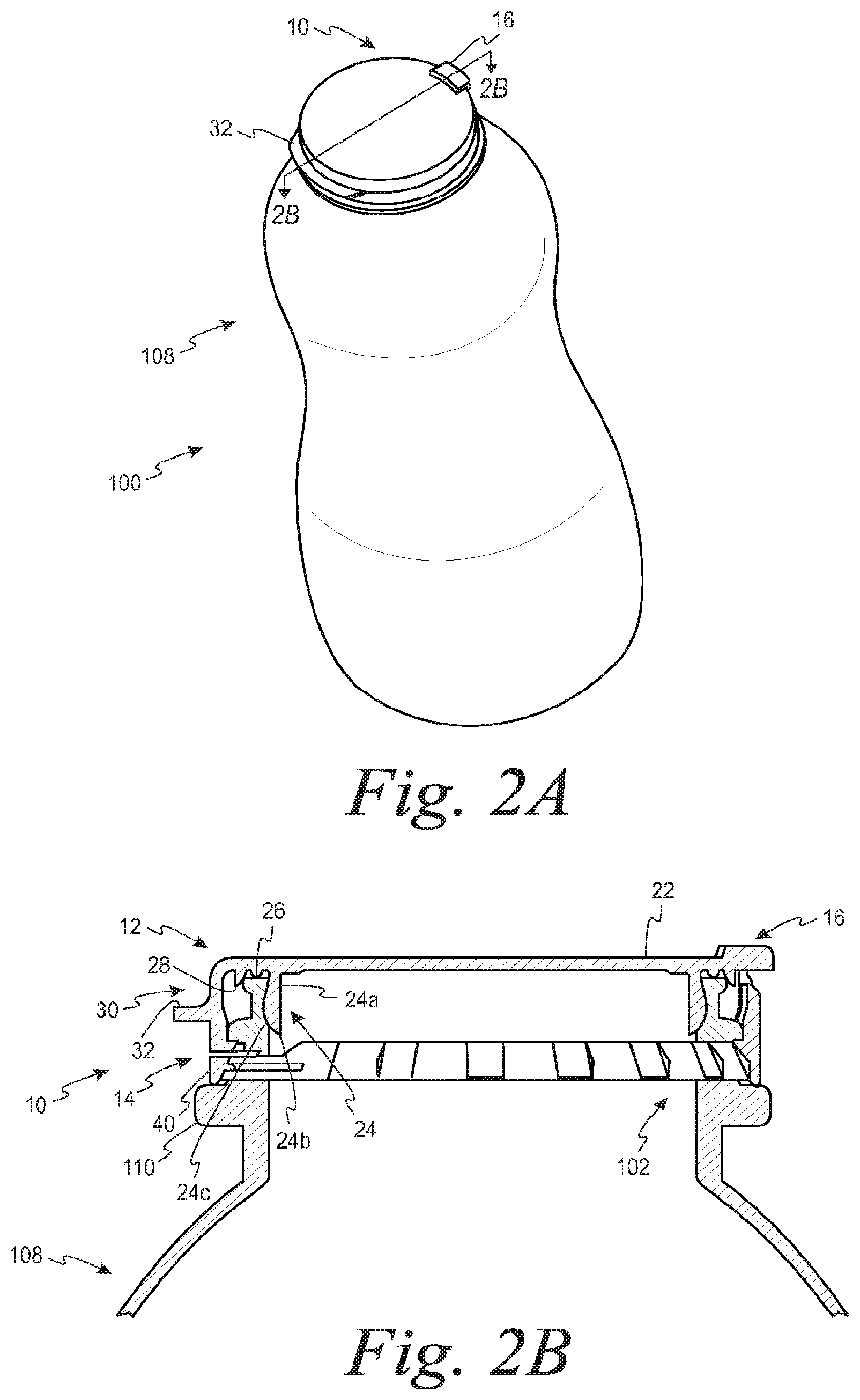 Patent US12157610 Figure 3 – Flip-top closure