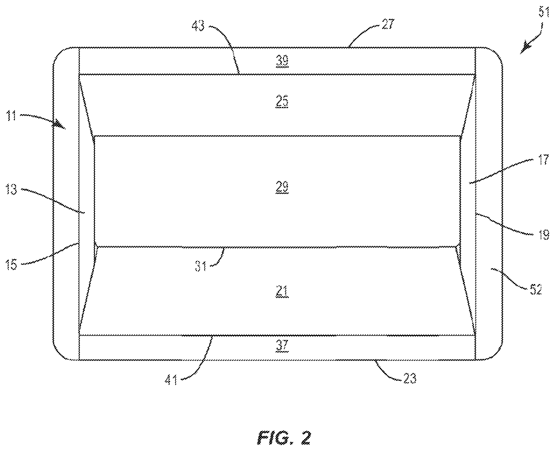 Patent US12157611 Figure 2 – Container with liner