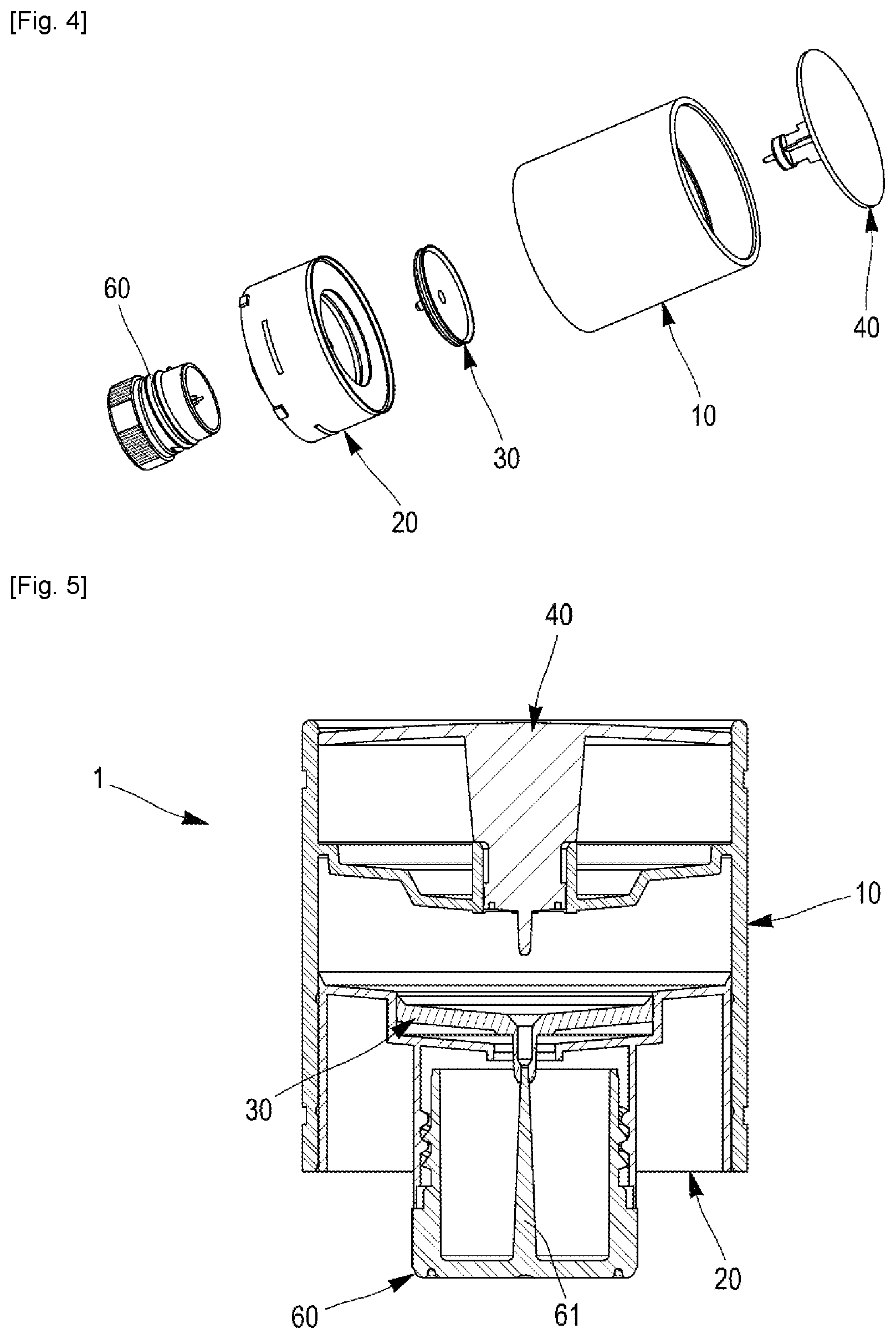 Patent US12157614 Figure 4 – Stopper designed to contain a fluid