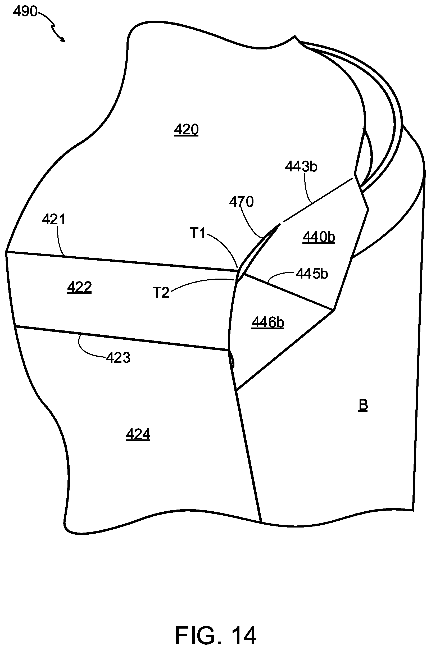 Patent US12157615 Figure 14 – Carton and blank therefor