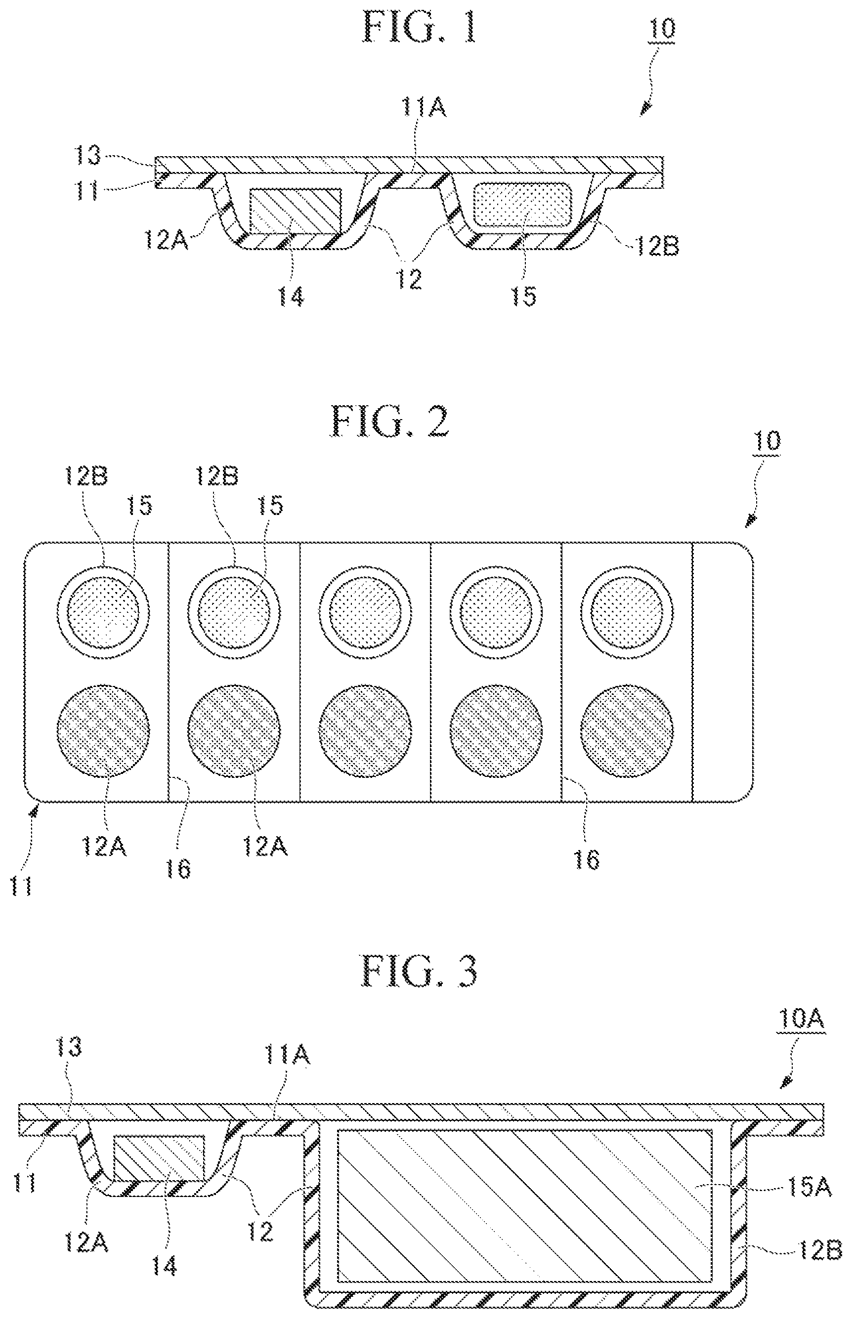 Patent US12157616 Figure 1 – Blister package, method for manufacturing blister package, and RF device using blister package